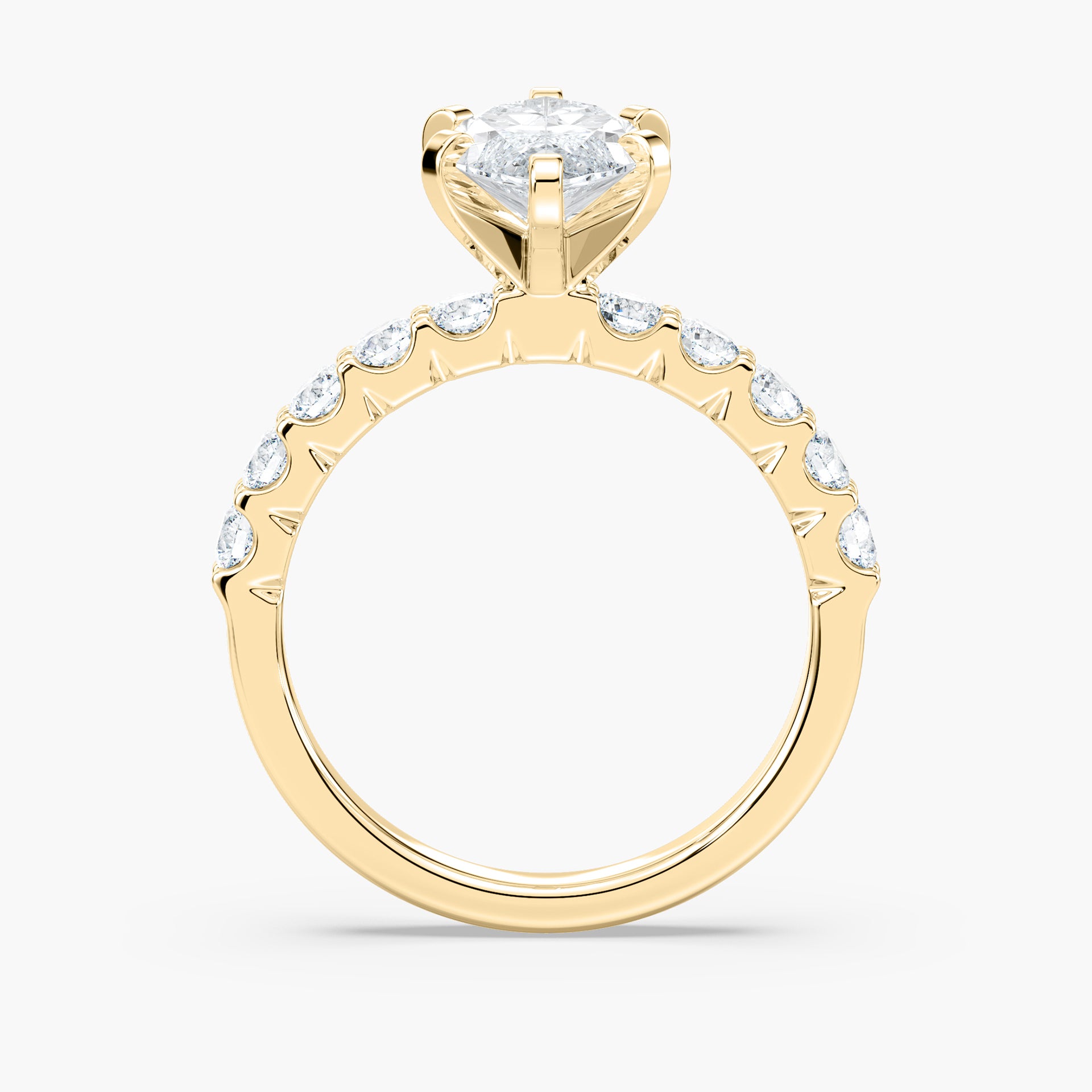 Emma Verlobungsring – Gelbgold