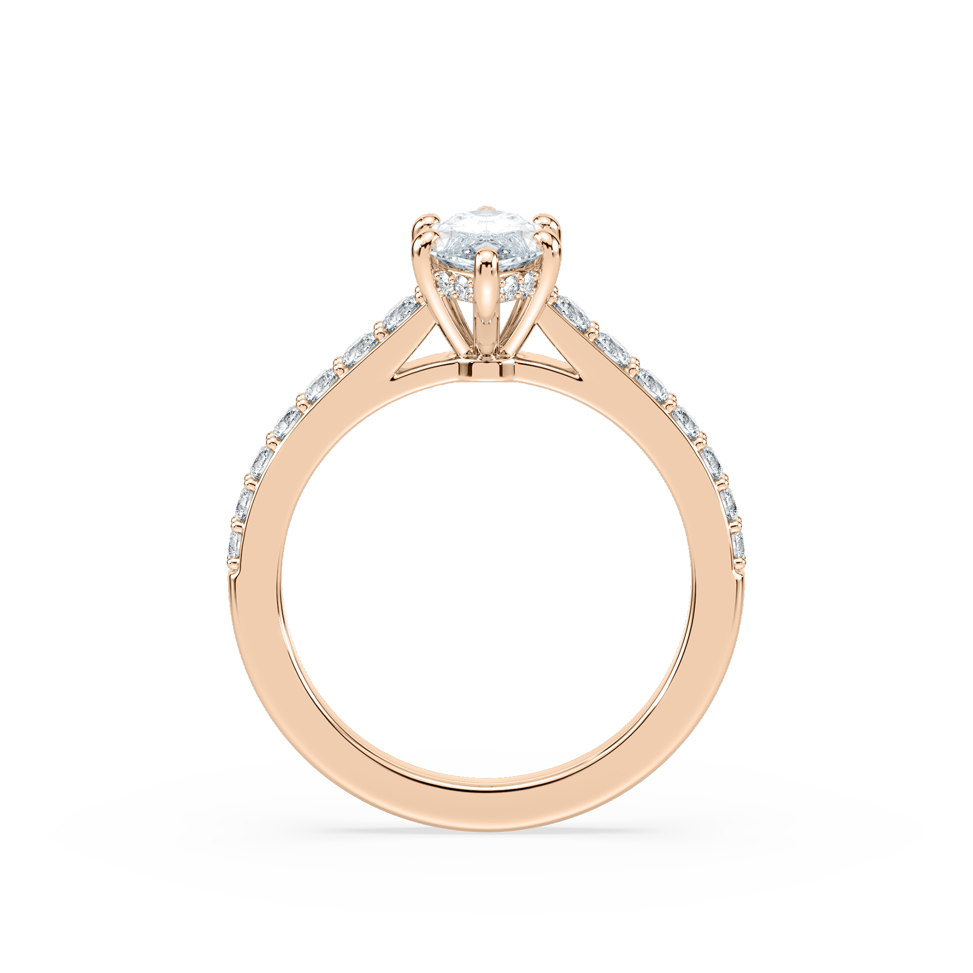 Hannah Verlobungsring – Roségold