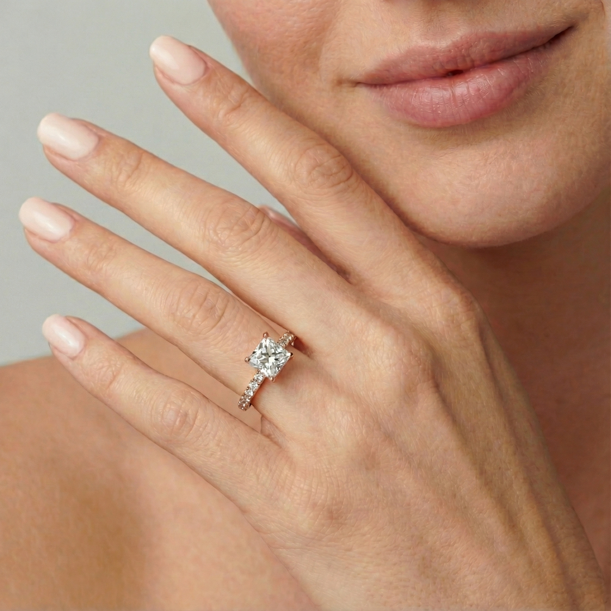 Hannah Verlobungsring – Roségold
