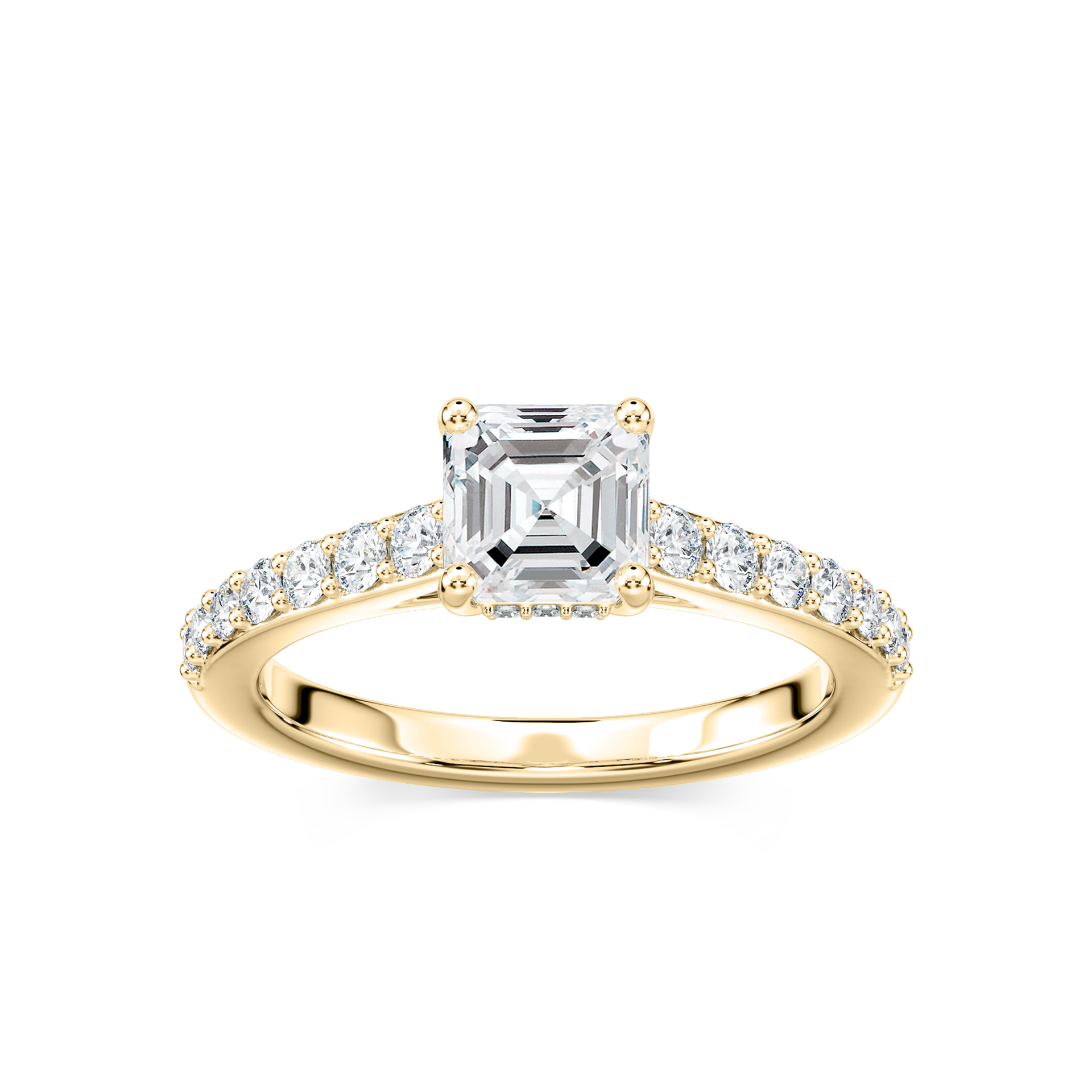 Hannah Verlobungsring – Gelbgold