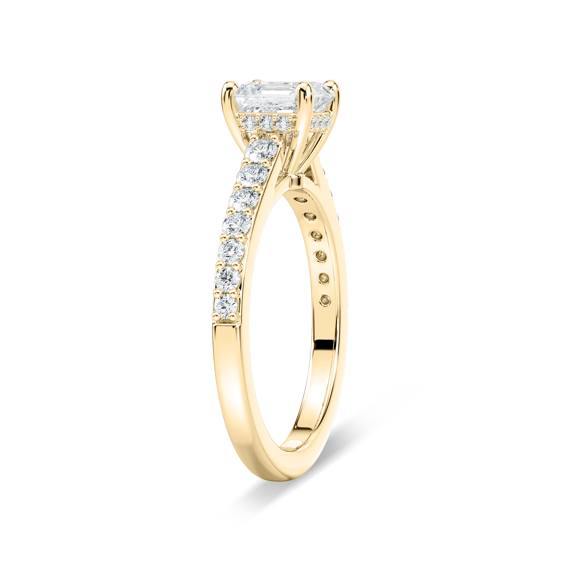 Hannah Verlobungsring – Gelbgold