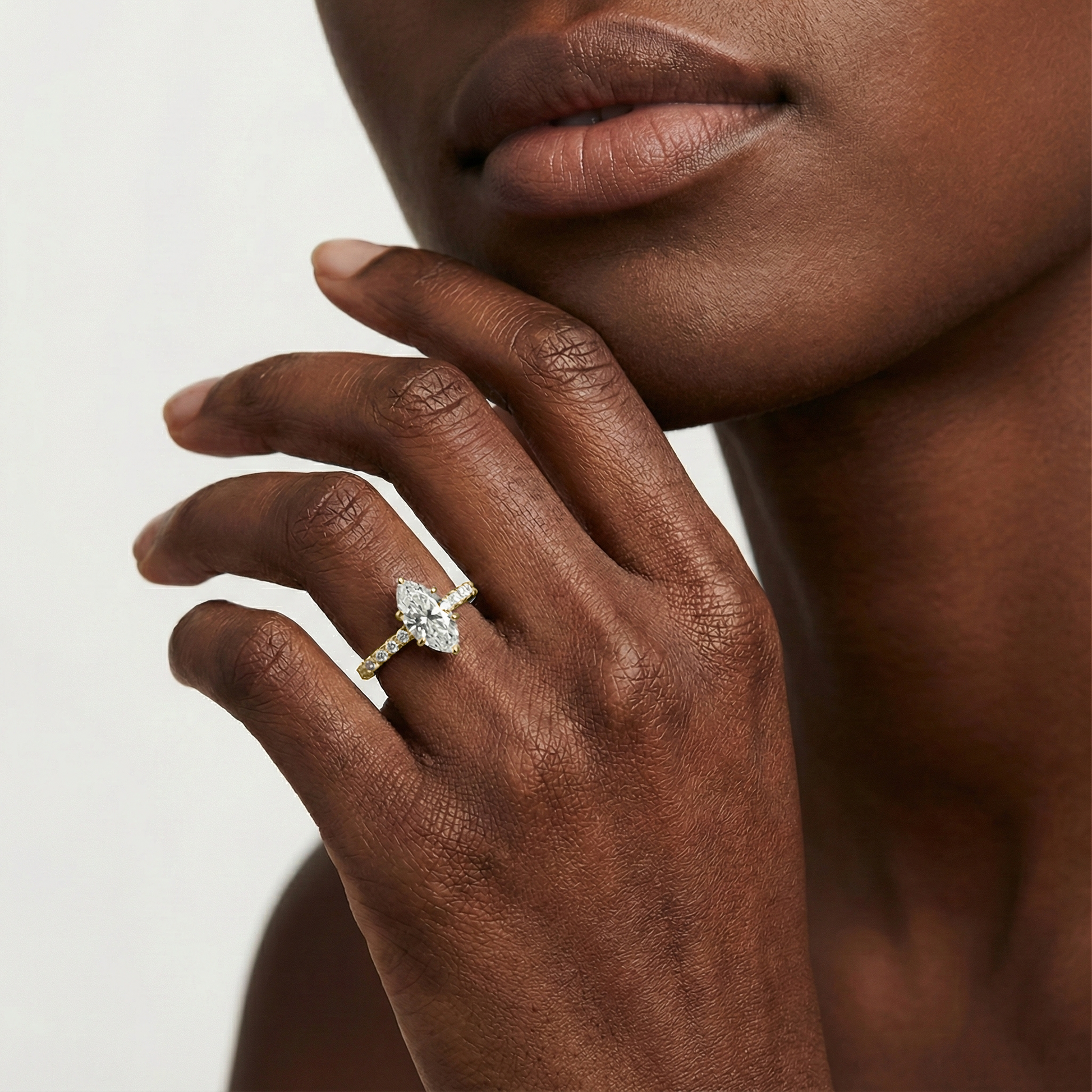 Hannah Verlobungsring – Gelbgold