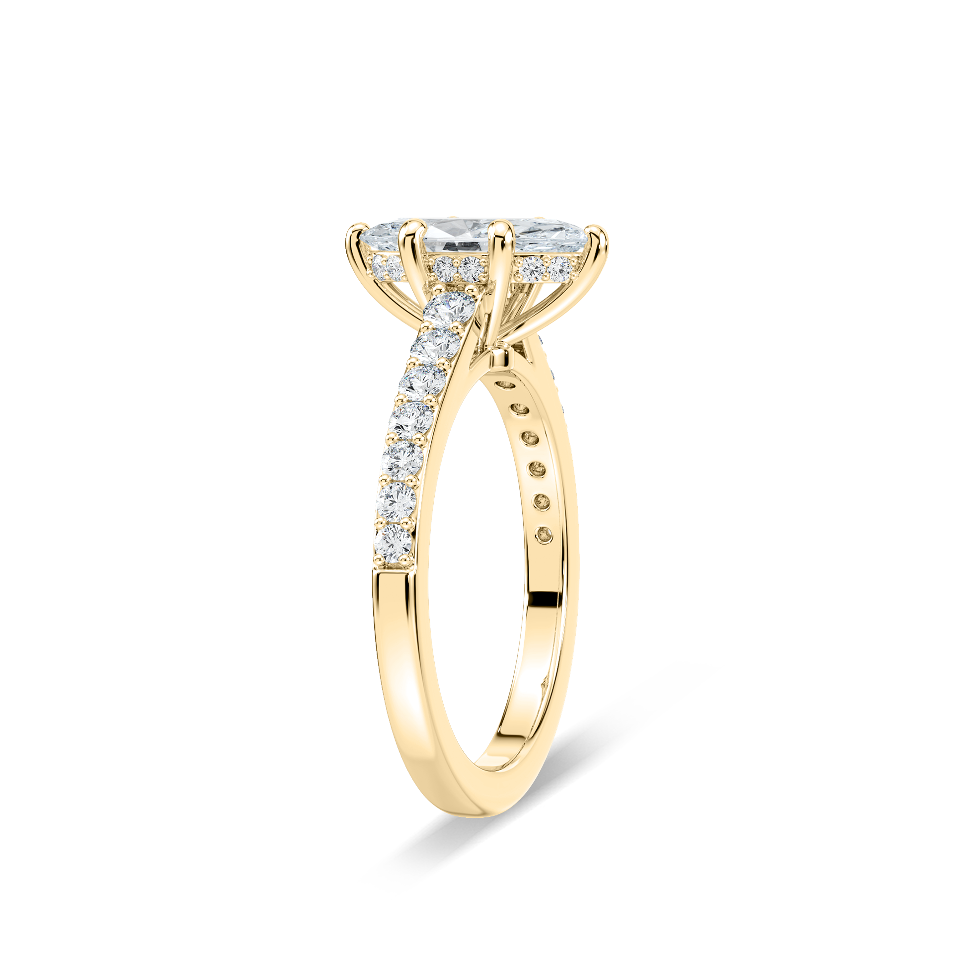 Hannah Verlobungsring – Gelbgold