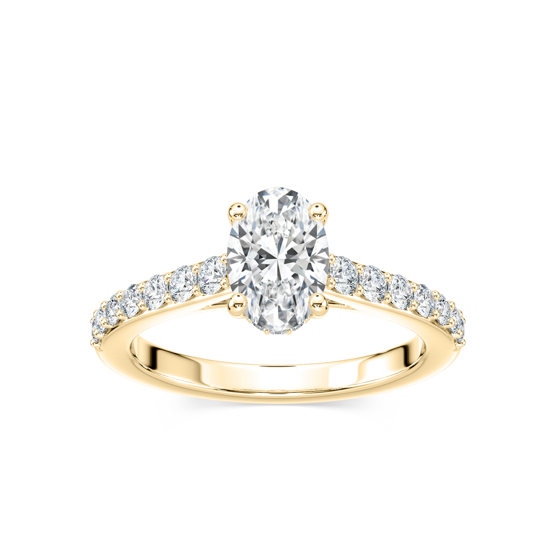 Hannah Verlobungsring – Gelbgold
