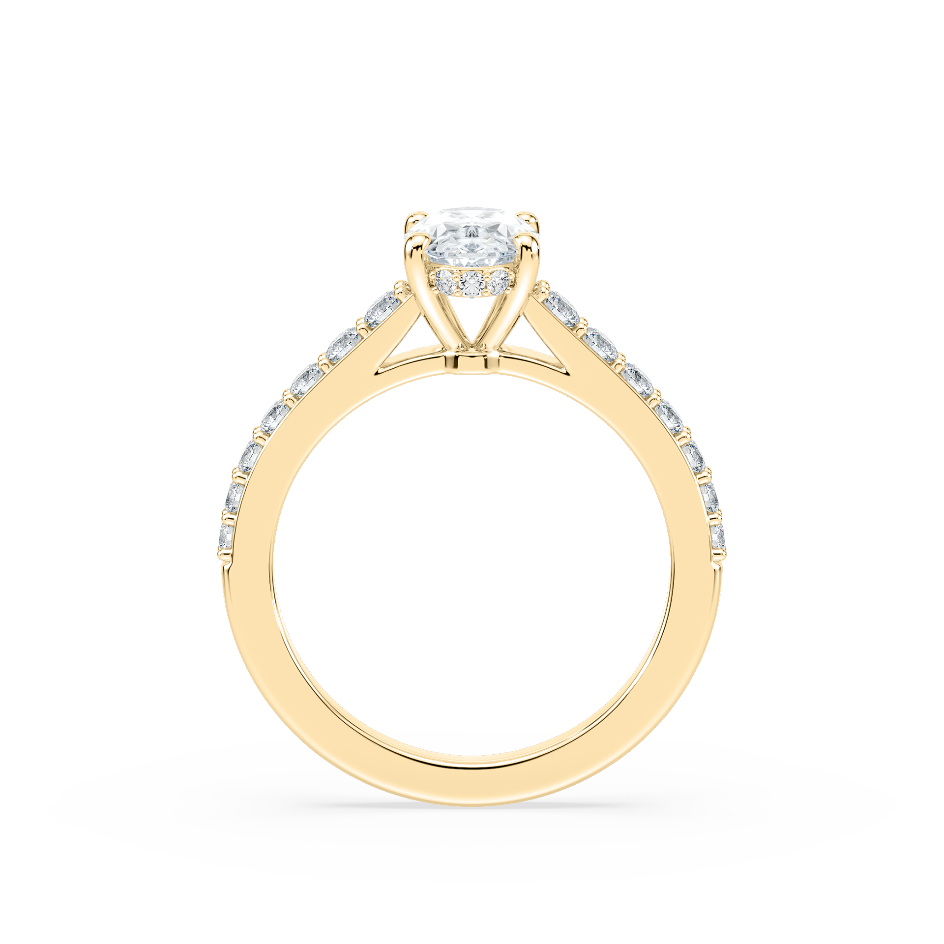 Hannah Verlobungsring – Gelbgold
