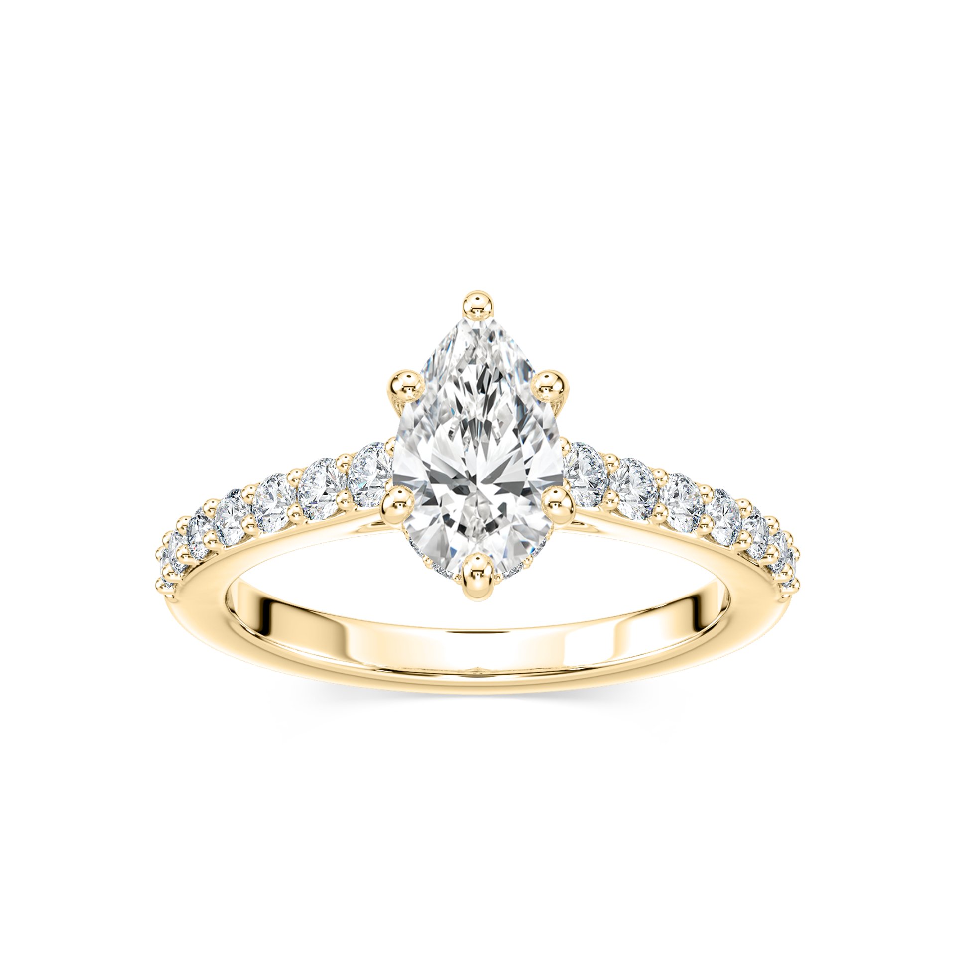Hannah Verlobungsring – Gelbgold