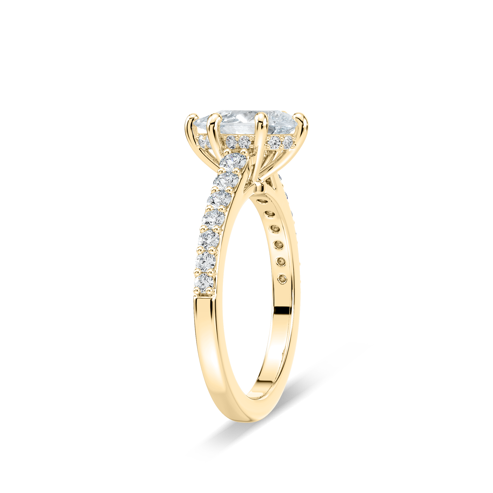 Hannah Verlobungsring – Gelbgold