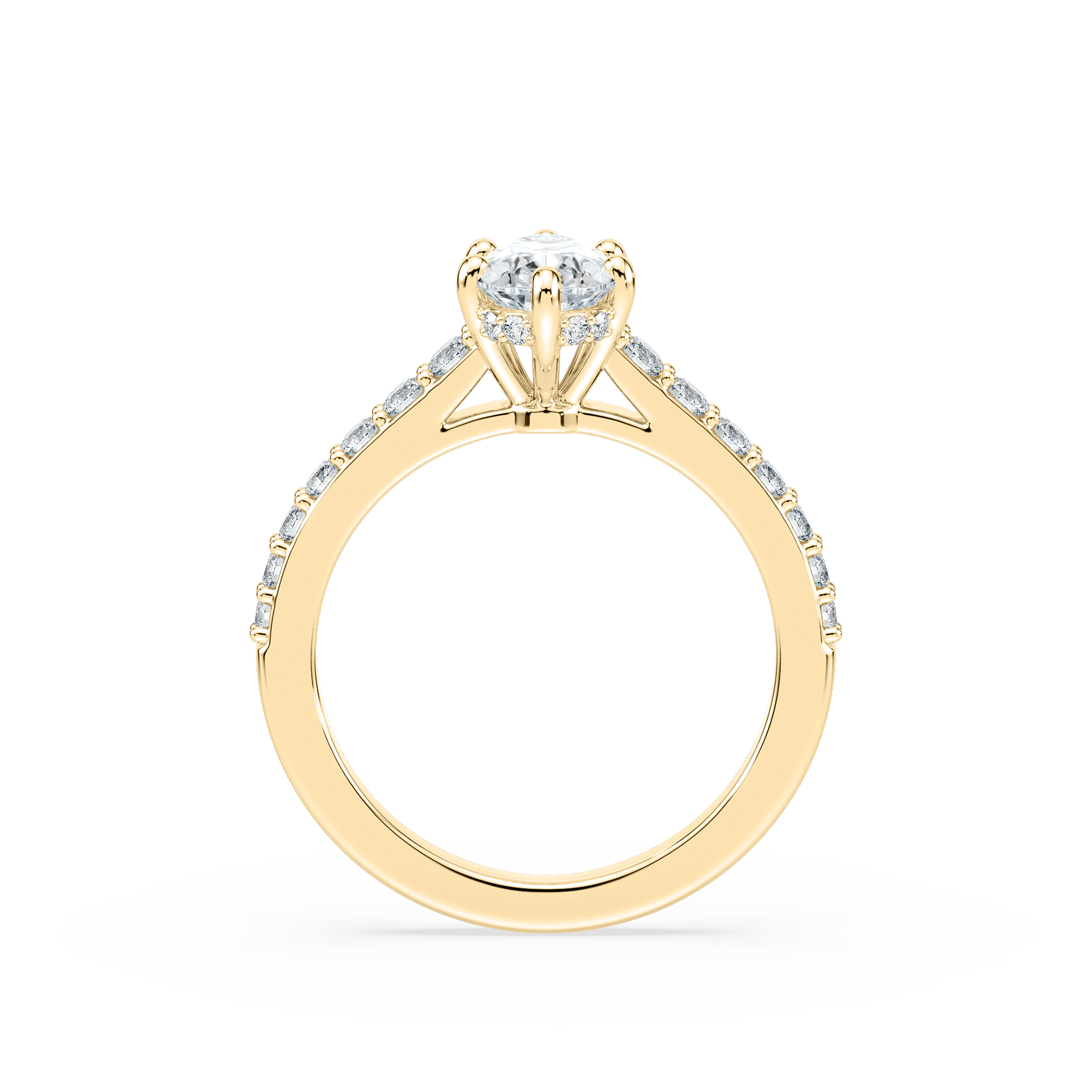 Hannah Verlobungsring – Gelbgold