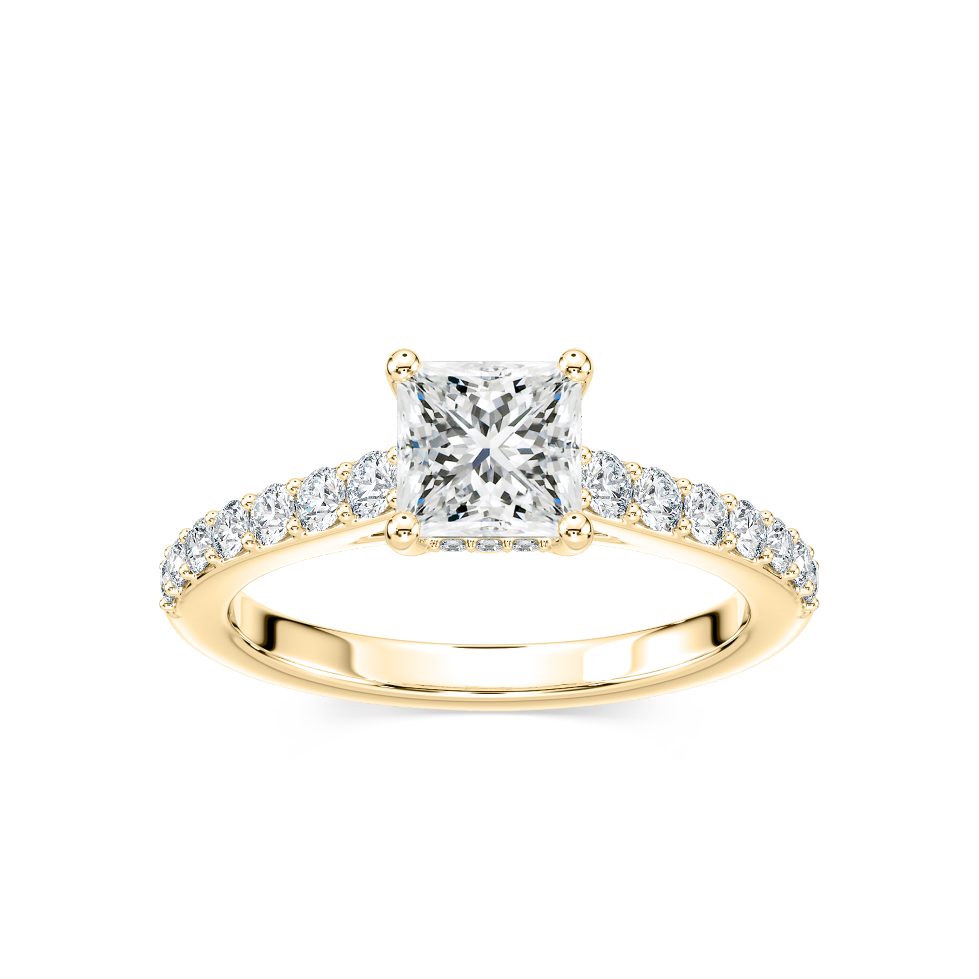 Hannah Verlobungsring – Gelbgold