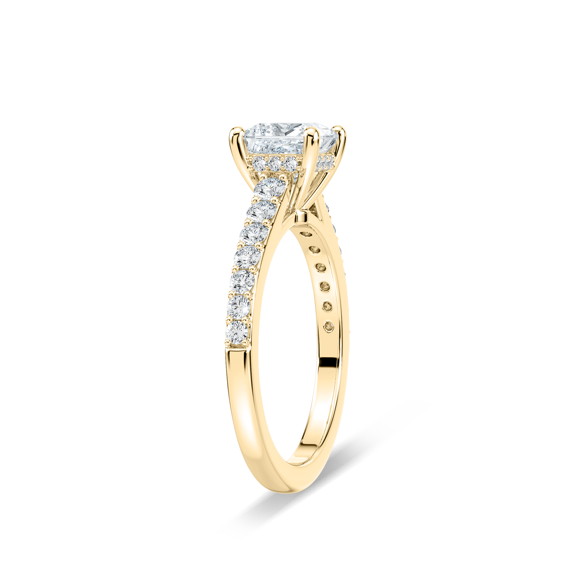 Hannah Verlobungsring – Gelbgold