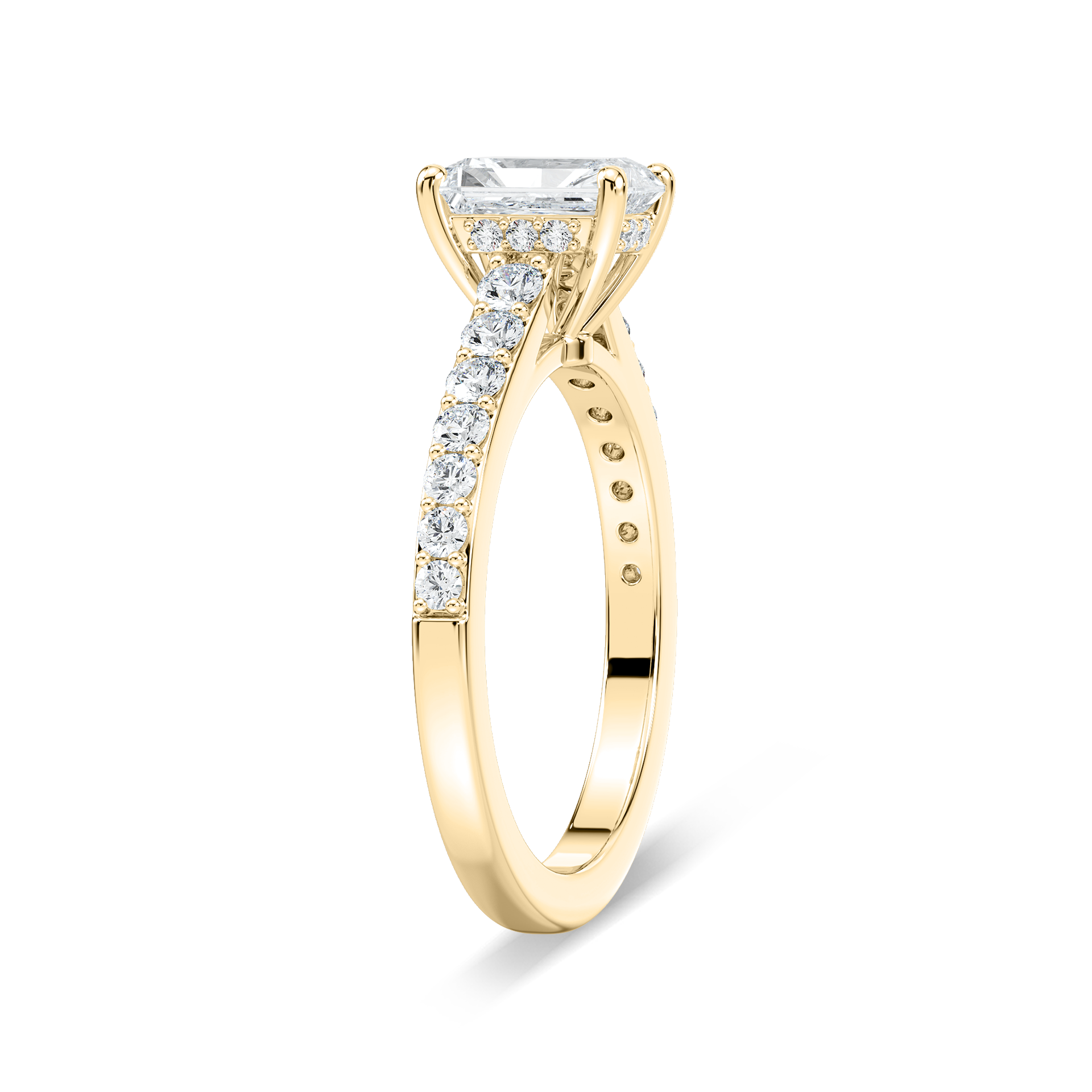 Hannah Verlobungsring – Gelbgold