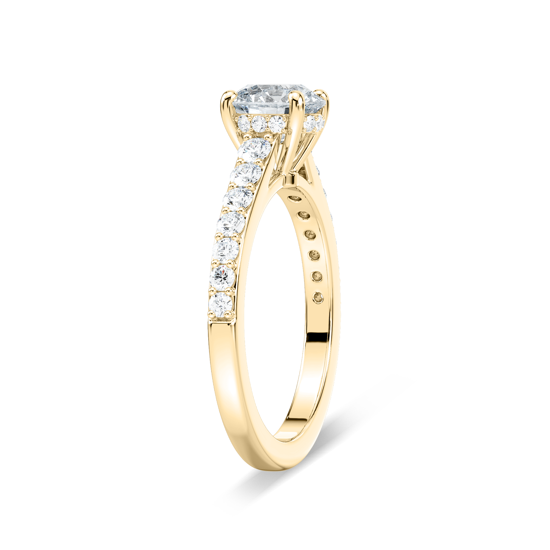 Hannah Verlobungsring – Gelbgold