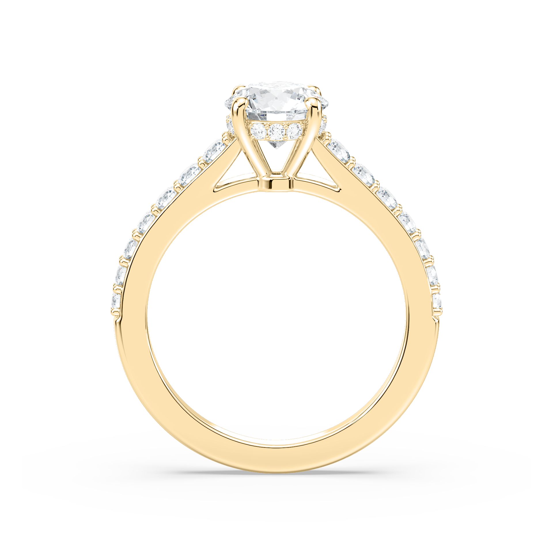 Hannah Verlobungsring – Gelbgold