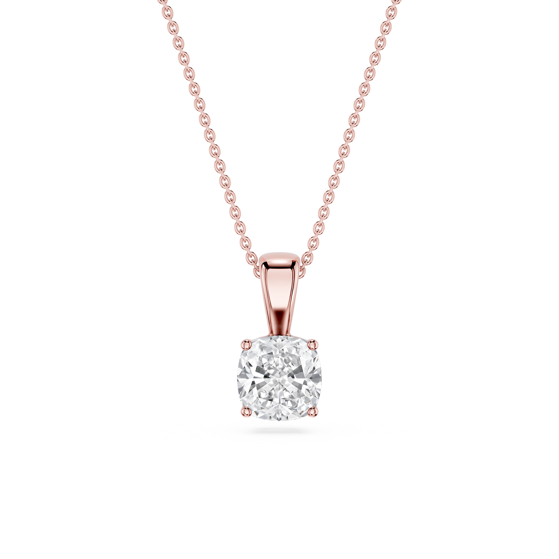Lovea Lina Anhänger – Kissenschliff – Roségold