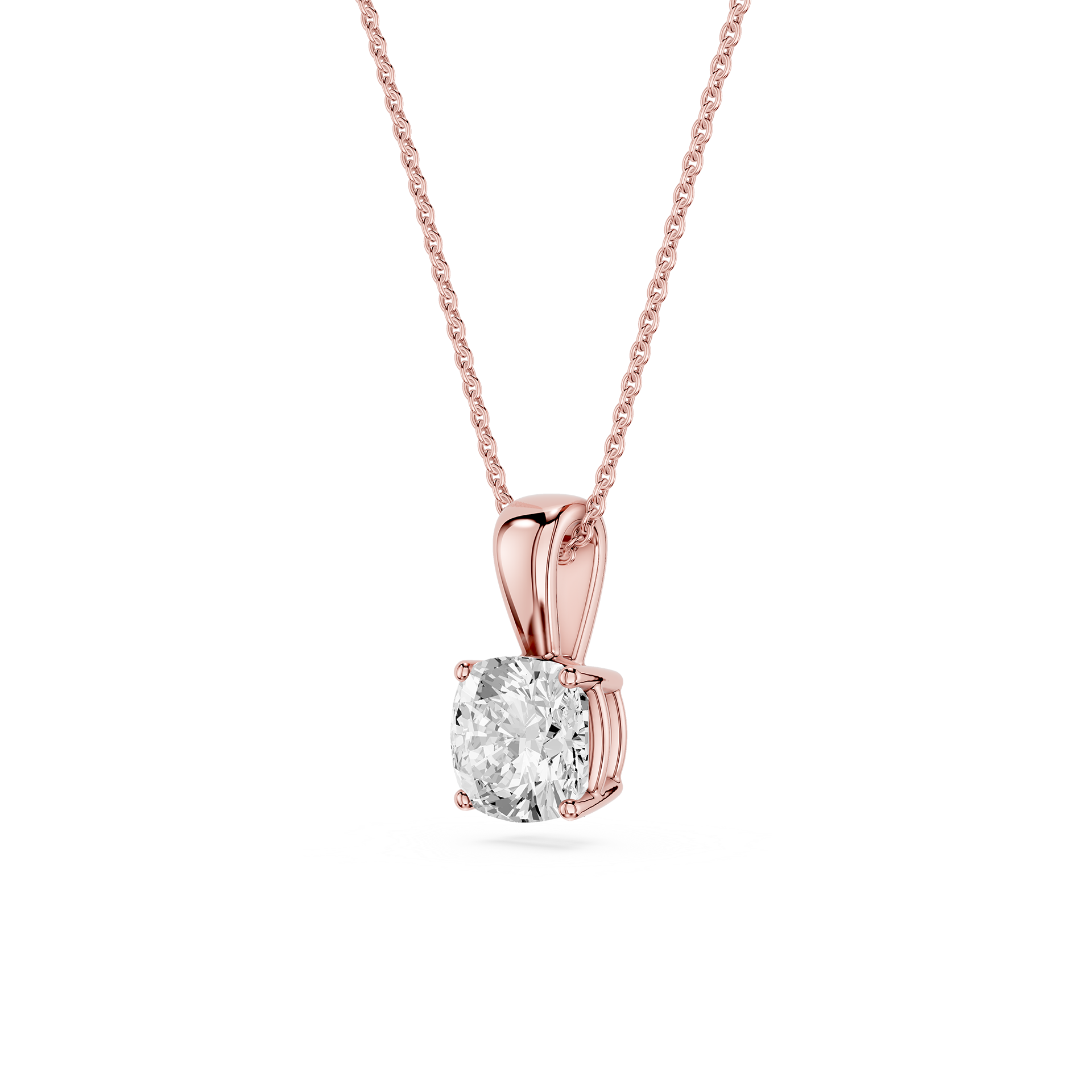 Lovea Lina Anhänger – Kissenschliff – Roségold
