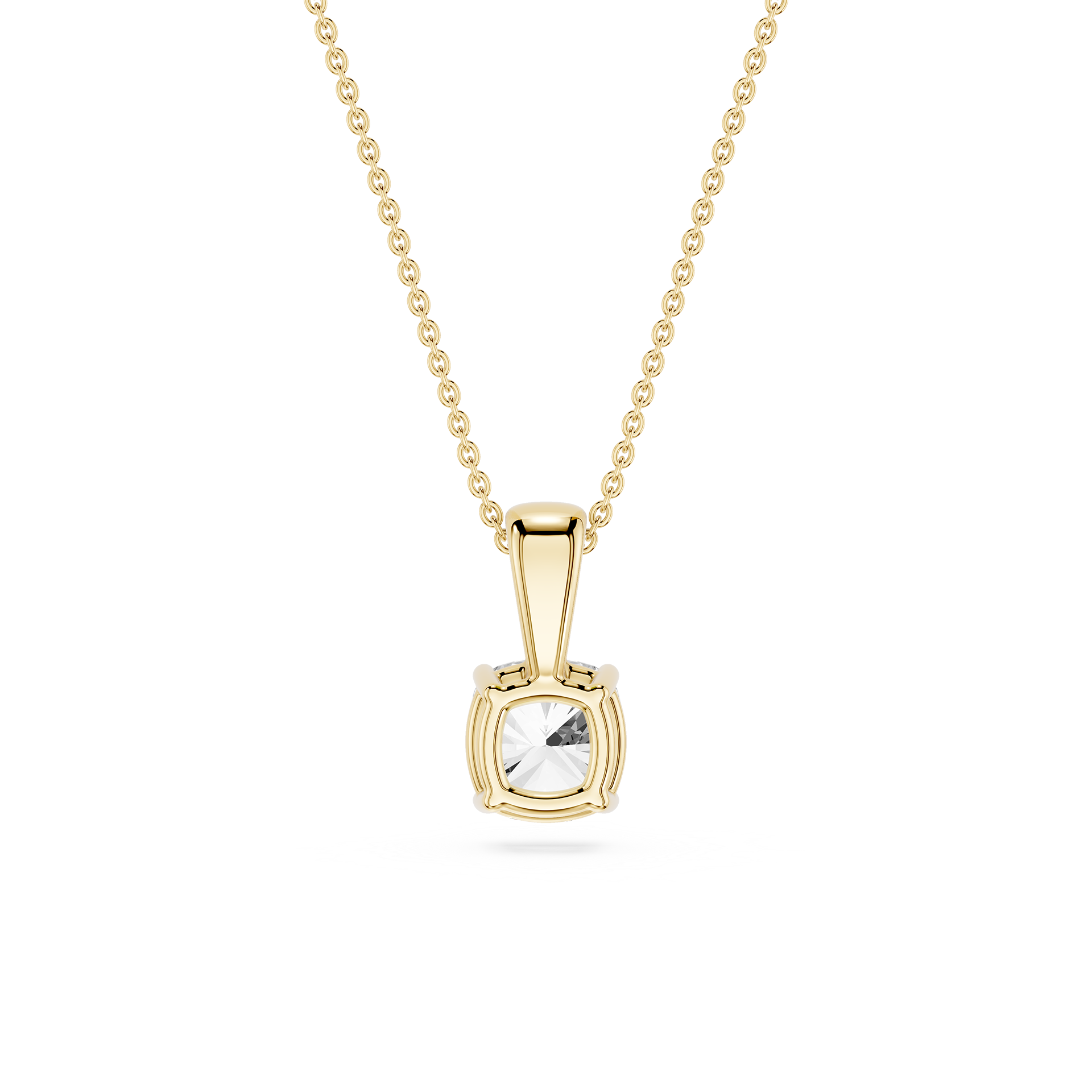 Lovea Lina Anhänger – Kissenschliff – Gelbgold