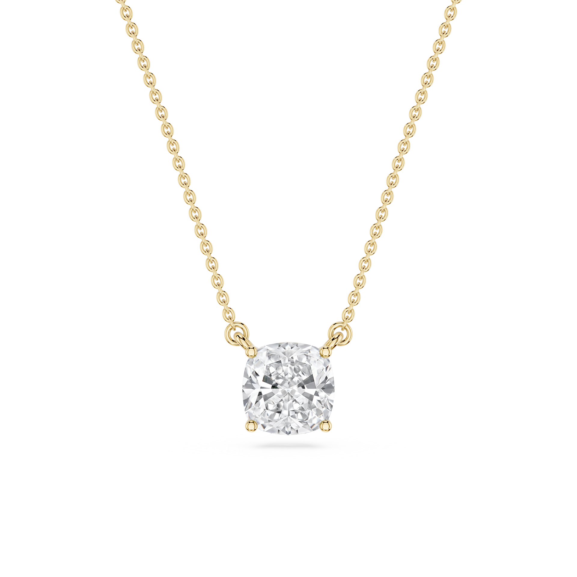 Lovea Carla Anhänger – Kissenschliff – Gelbgold