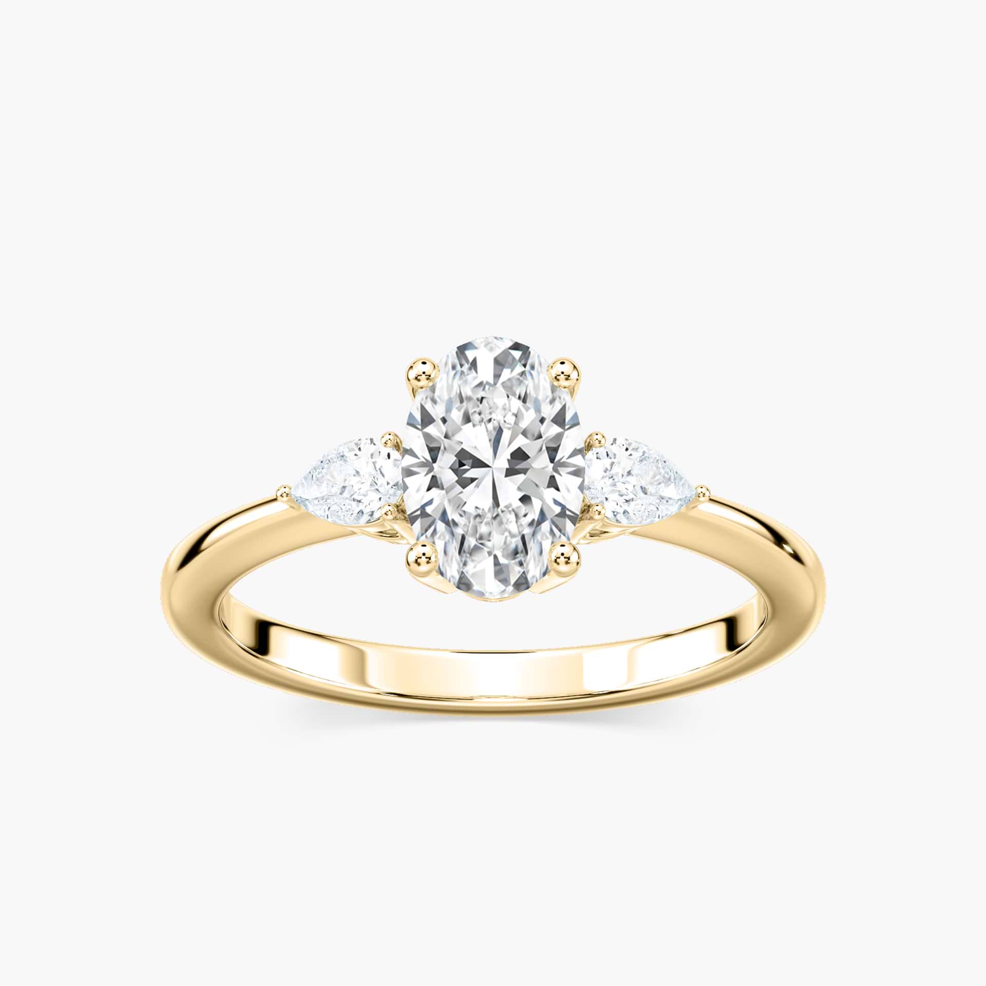 Johanna Verlobungsring – Gelbgold