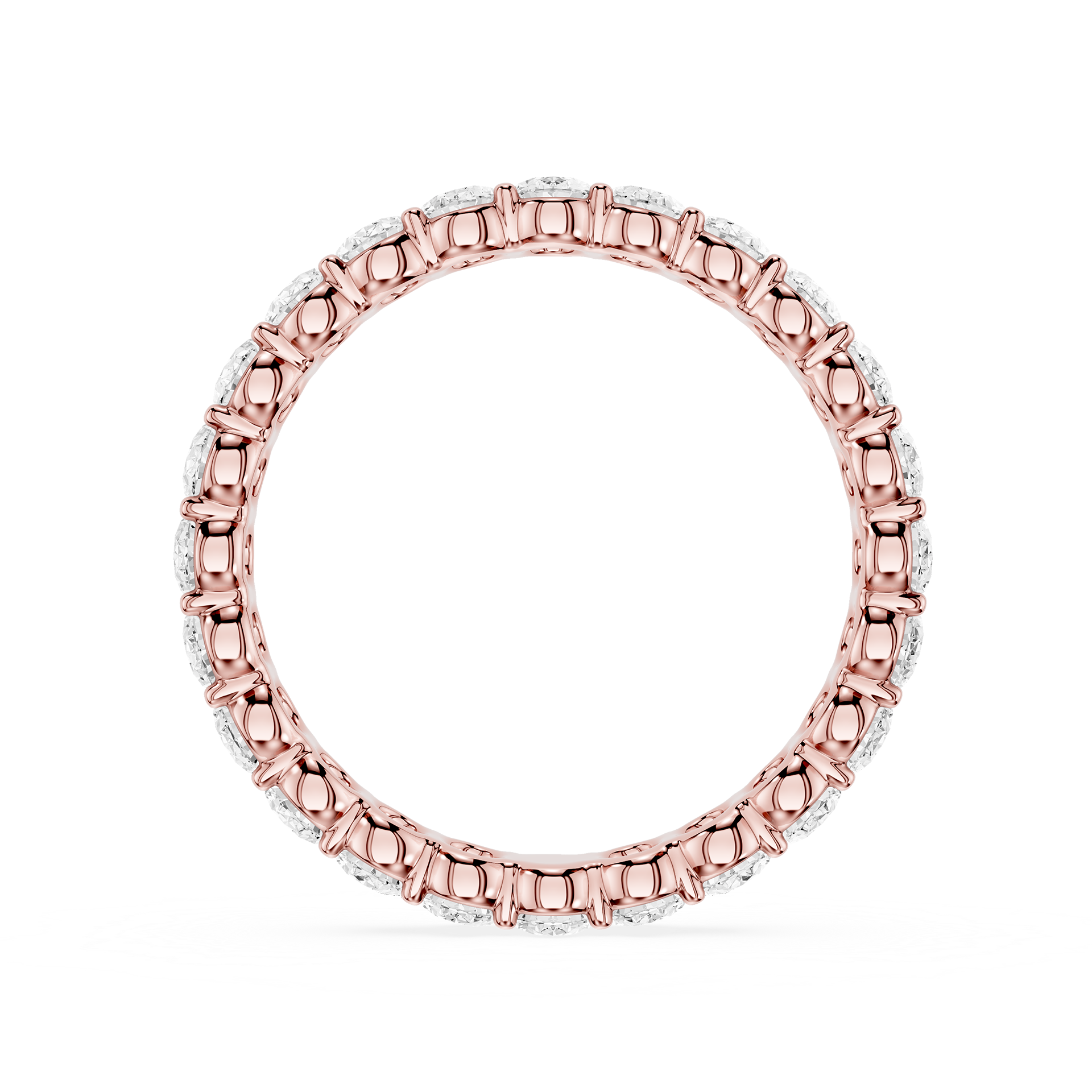 Lovea Frieda Eternity Ring Ovalschliff – Roségold