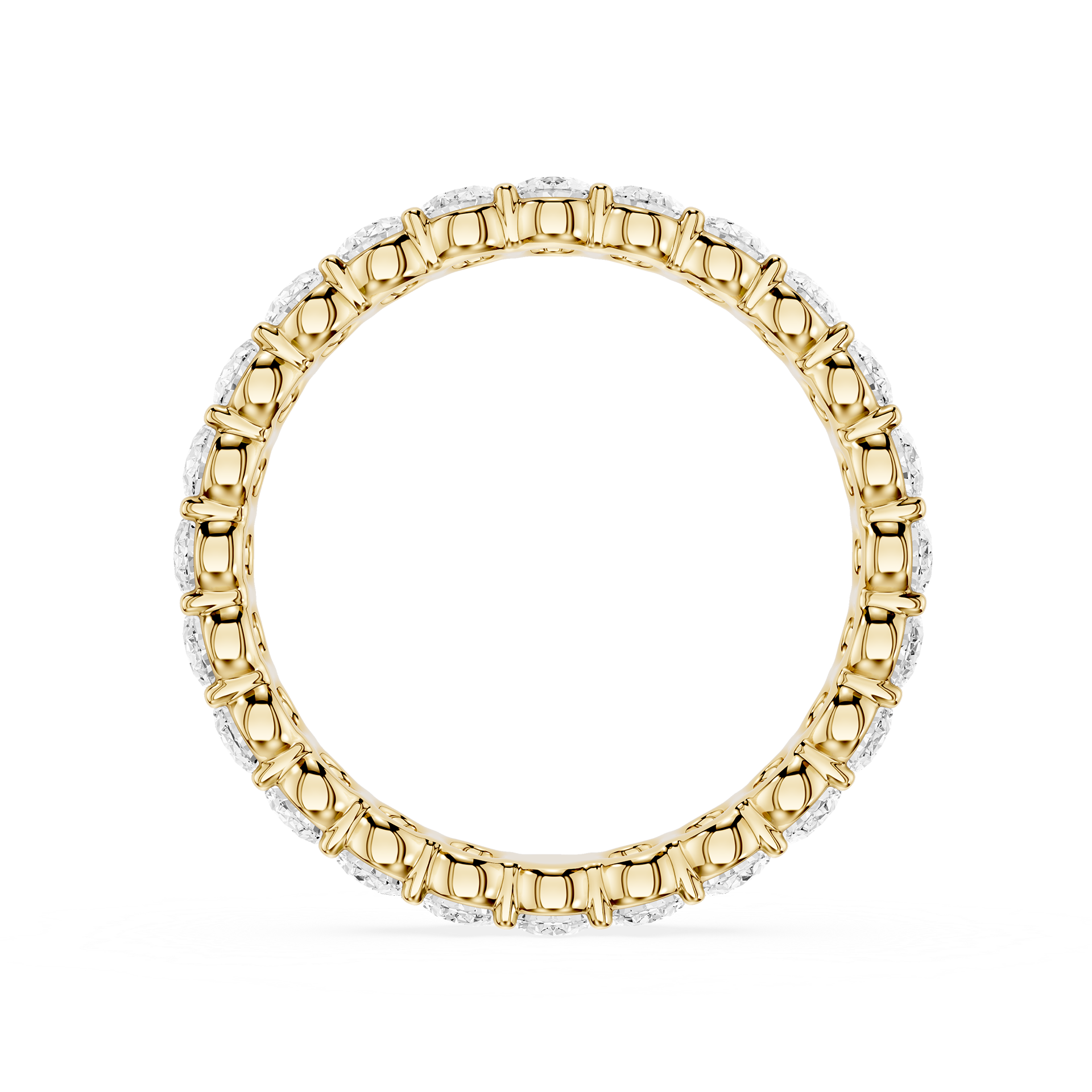 Lovea Frieda Eternity Ring Ovalschliff – Gelbgold