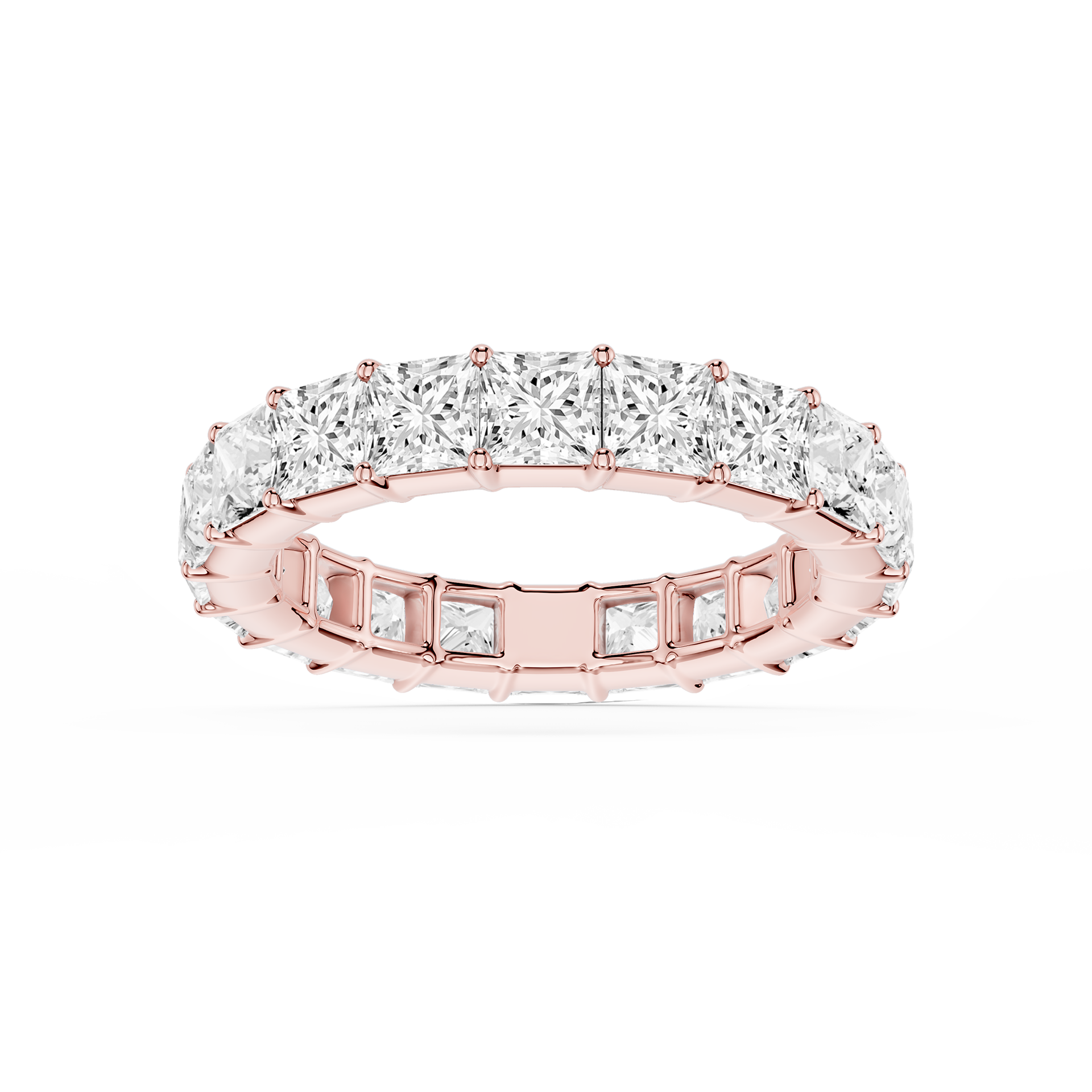 Lovea Frieda Eternity Ring Prinzessschliff – Roségold