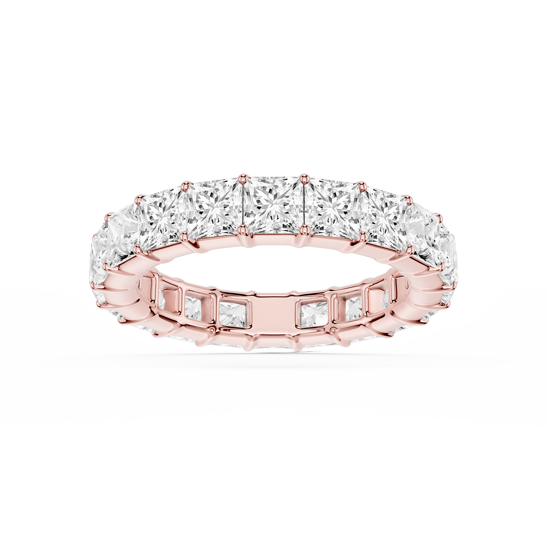Lovea Frieda Eternity Ring Prinzessschliff – Roségold