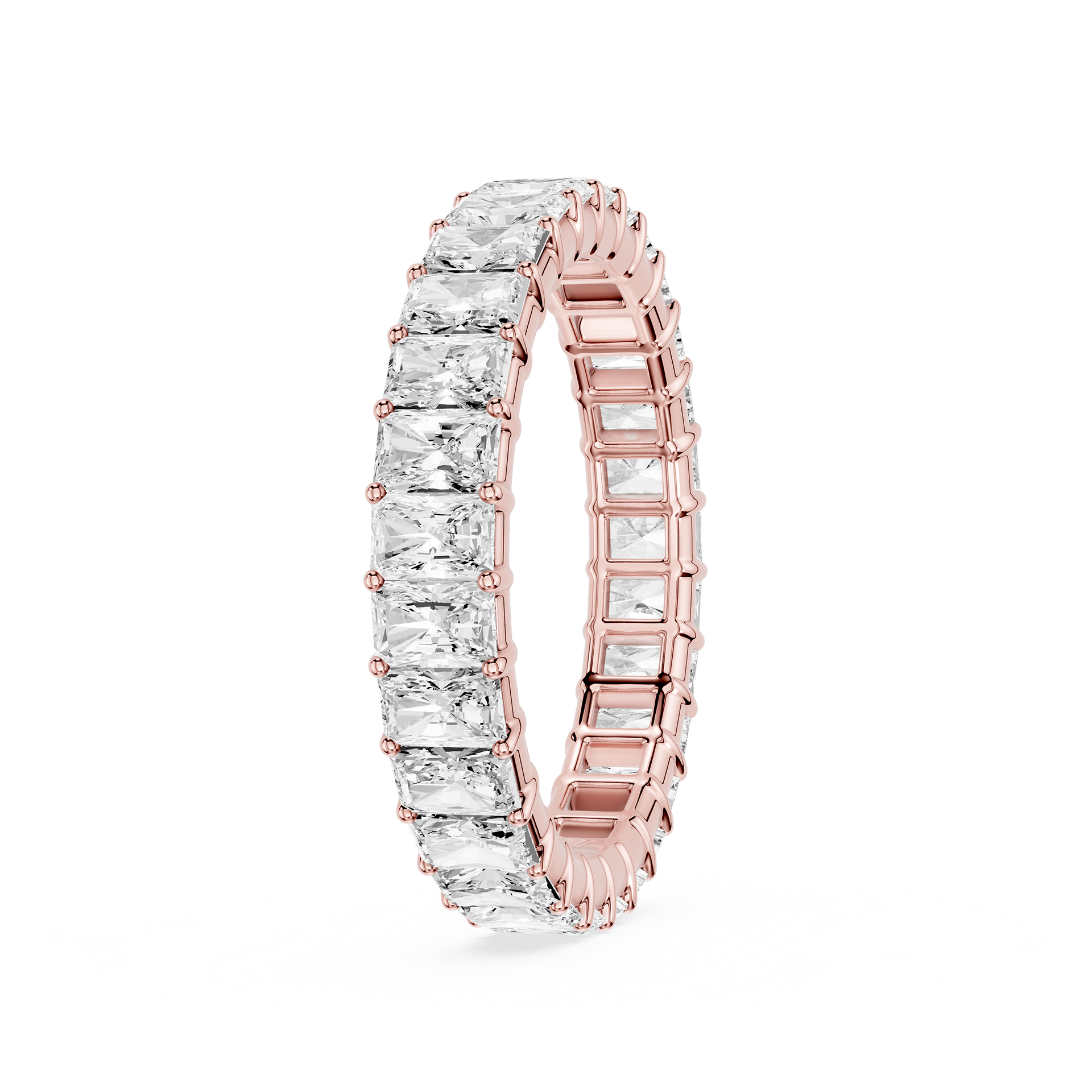Lovea Frieda Eternity Ring Radiantschliff – Roségold