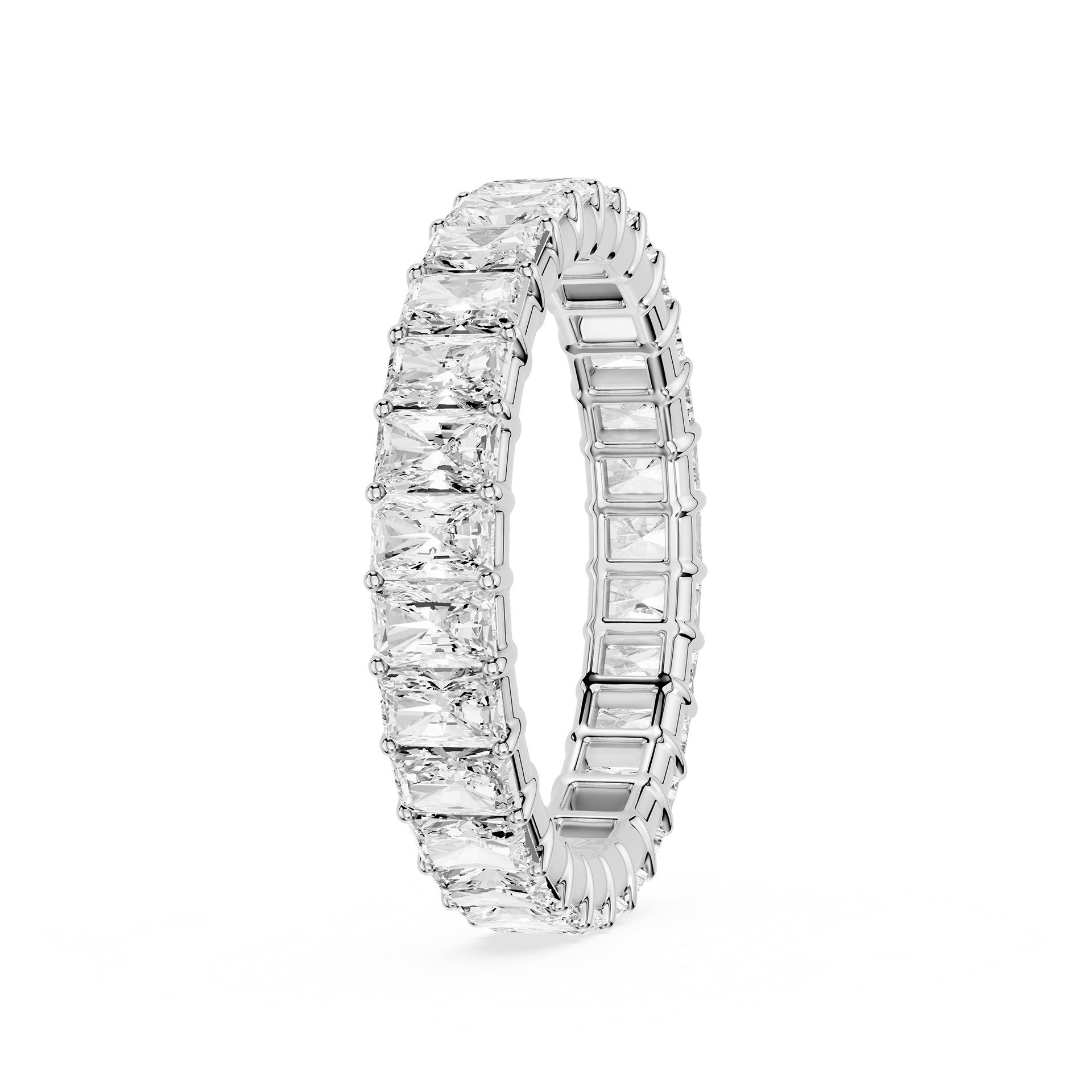 Lovea Frieda Eternity Ring Radiantschliff – Weißgold
