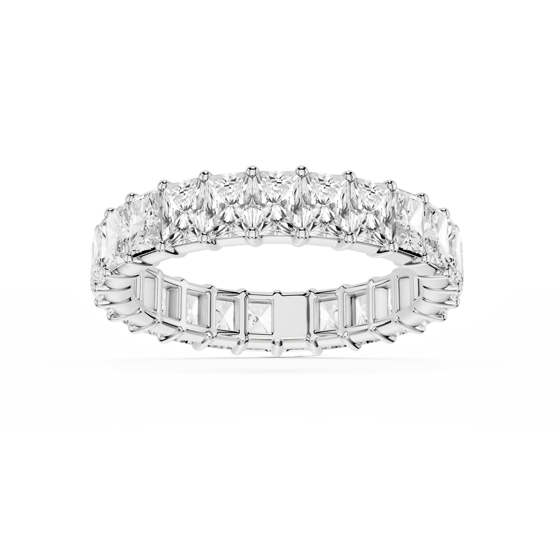 Lovea Frieda Eternity Ring Radiantschliff – Weißgold
