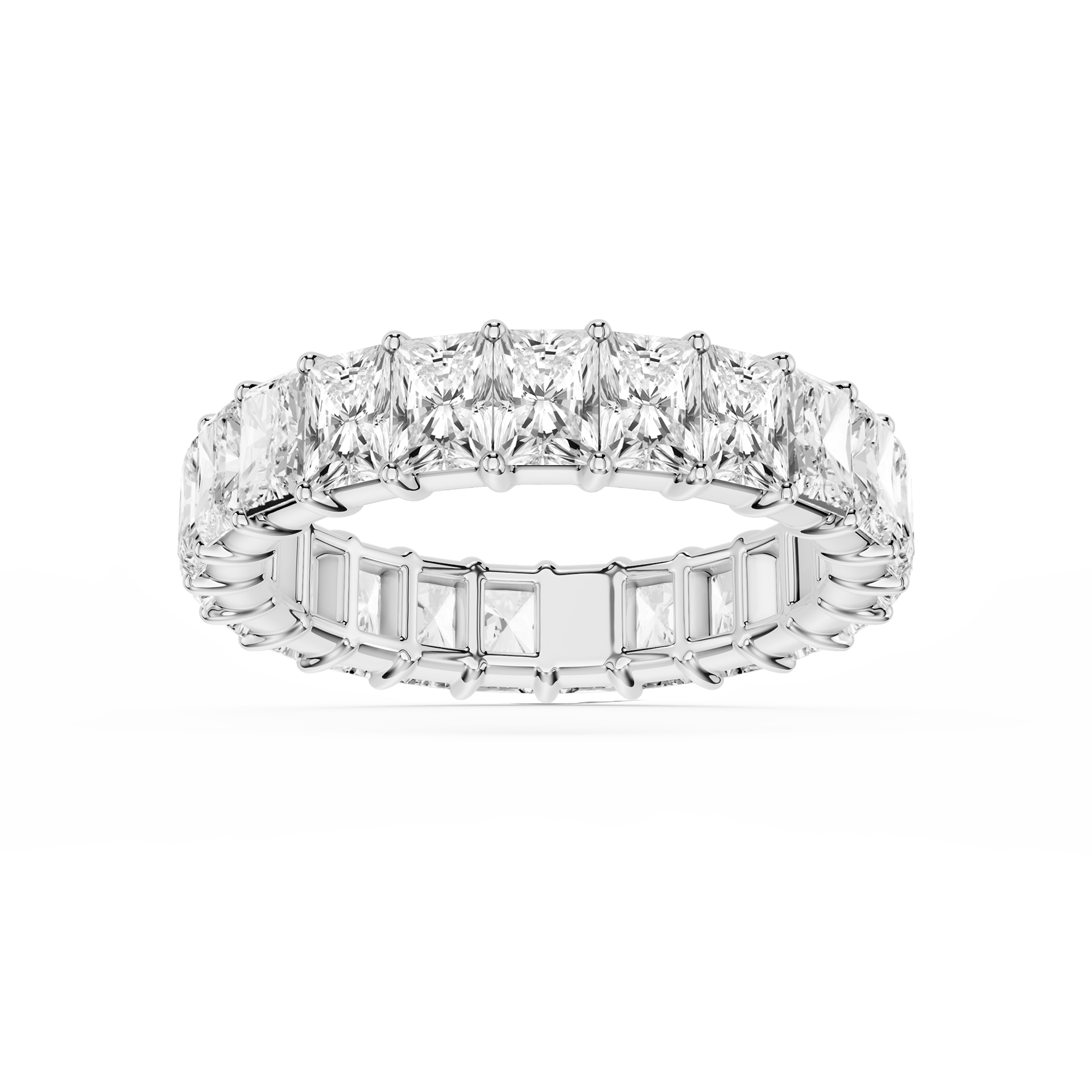 Lovea Frieda Eternity Ring Radiantschliff – Weißgold