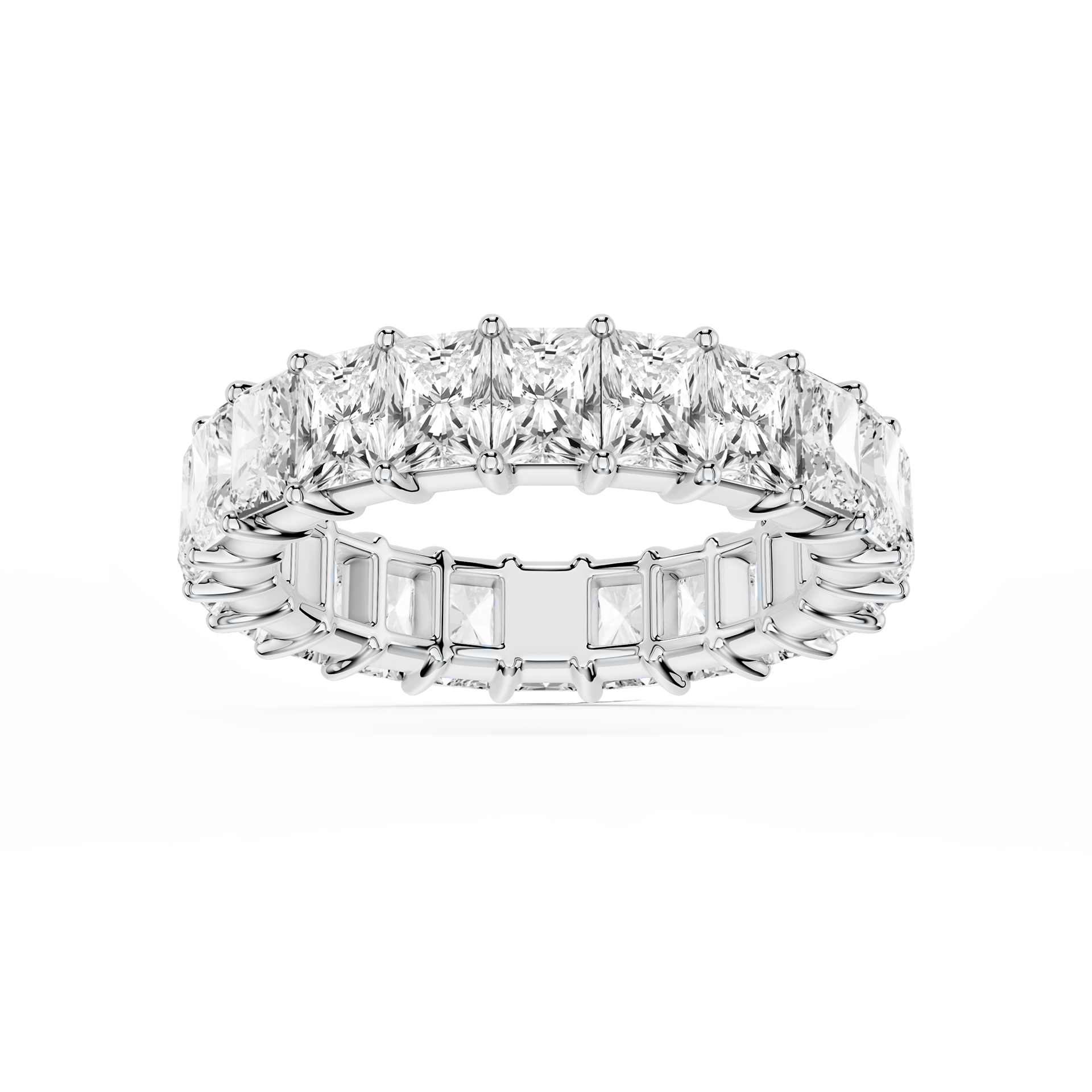Lovea Frieda Eternity Ring Radiantschliff – Weißgold