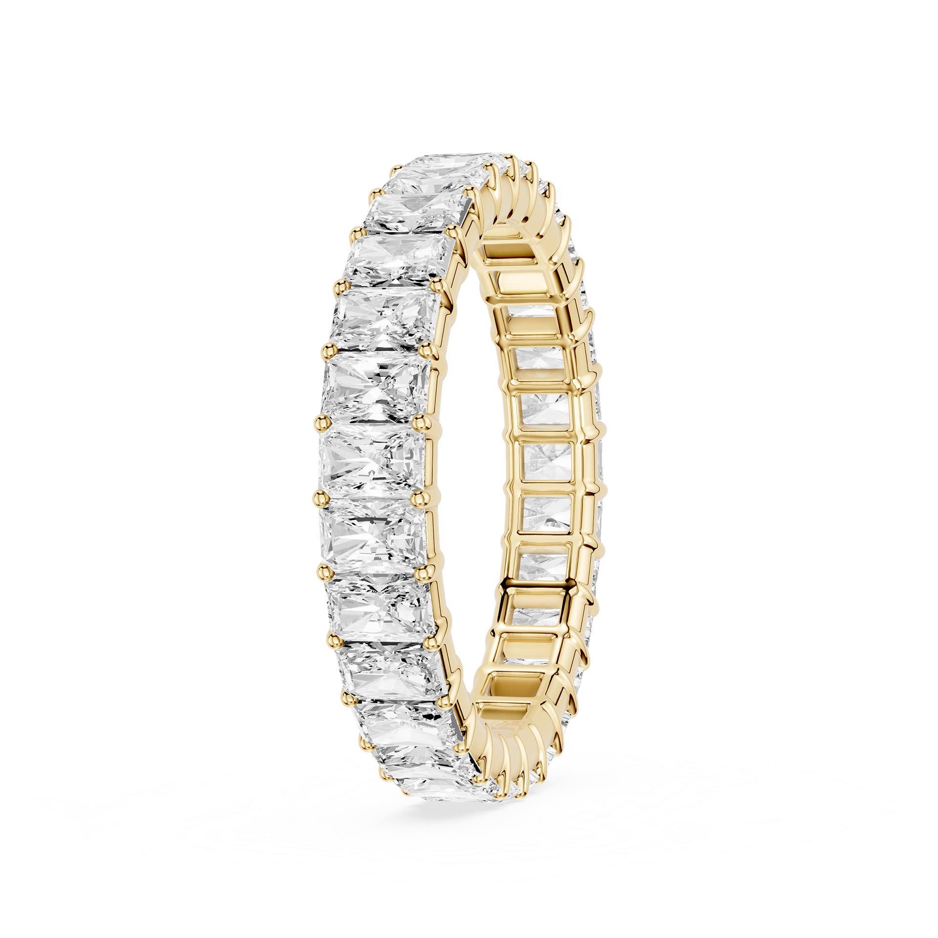 Lovea Frieda Eternity Ring Radiantschliff – Gelbgold