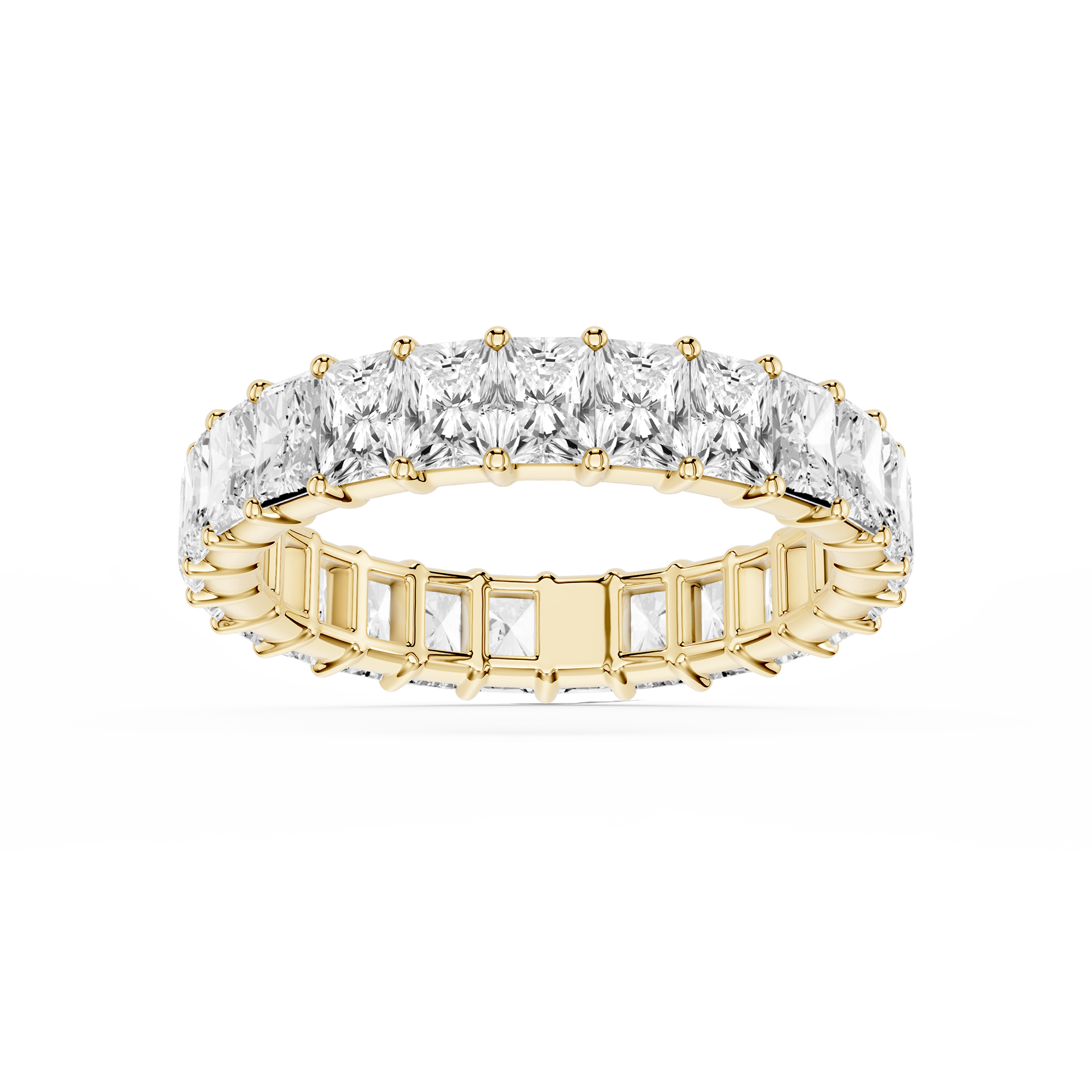 Lovea Frieda Eternity Ring Radiantschliff – Gelbgold