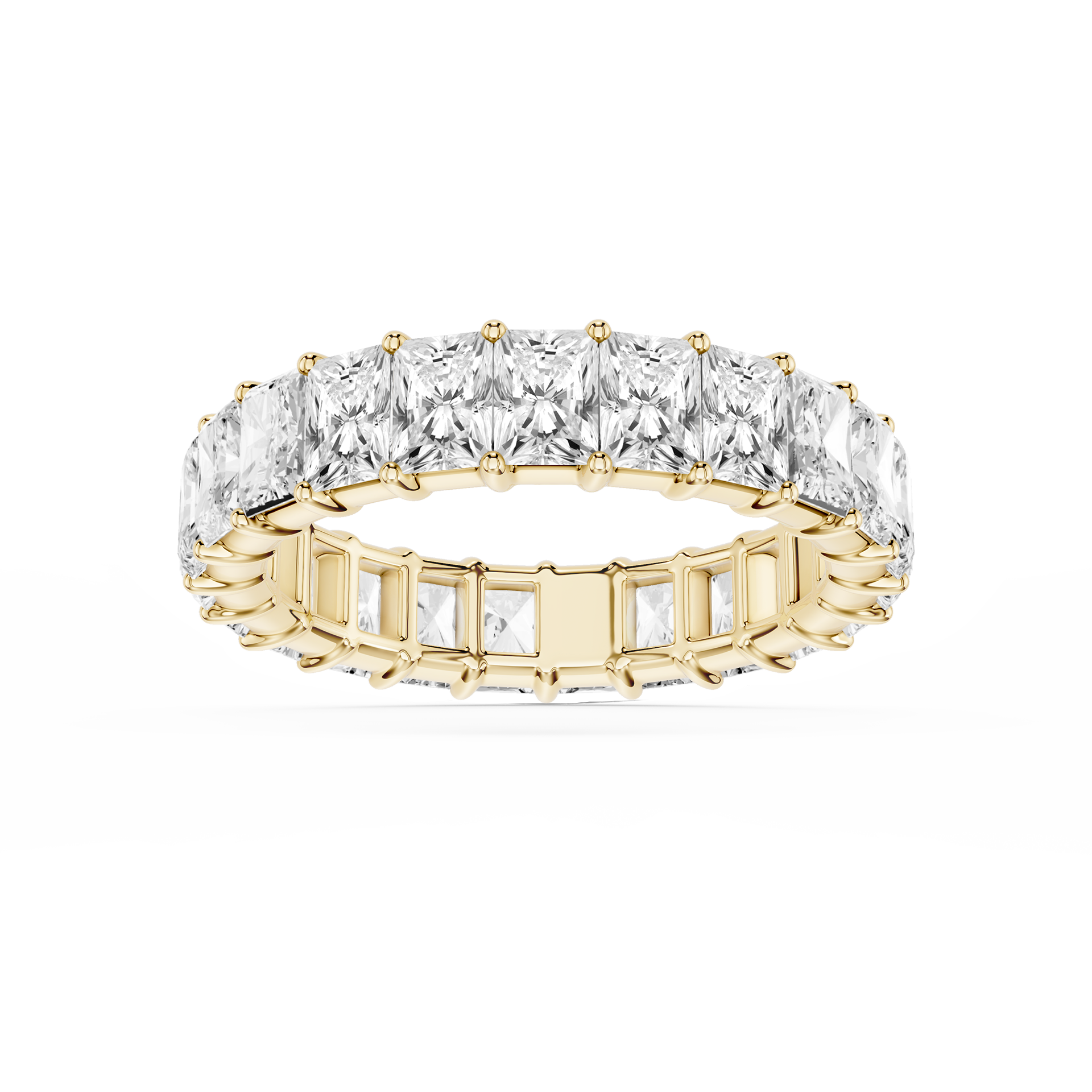 Lovea Frieda Eternity Ring Radiantschliff – Gelbgold