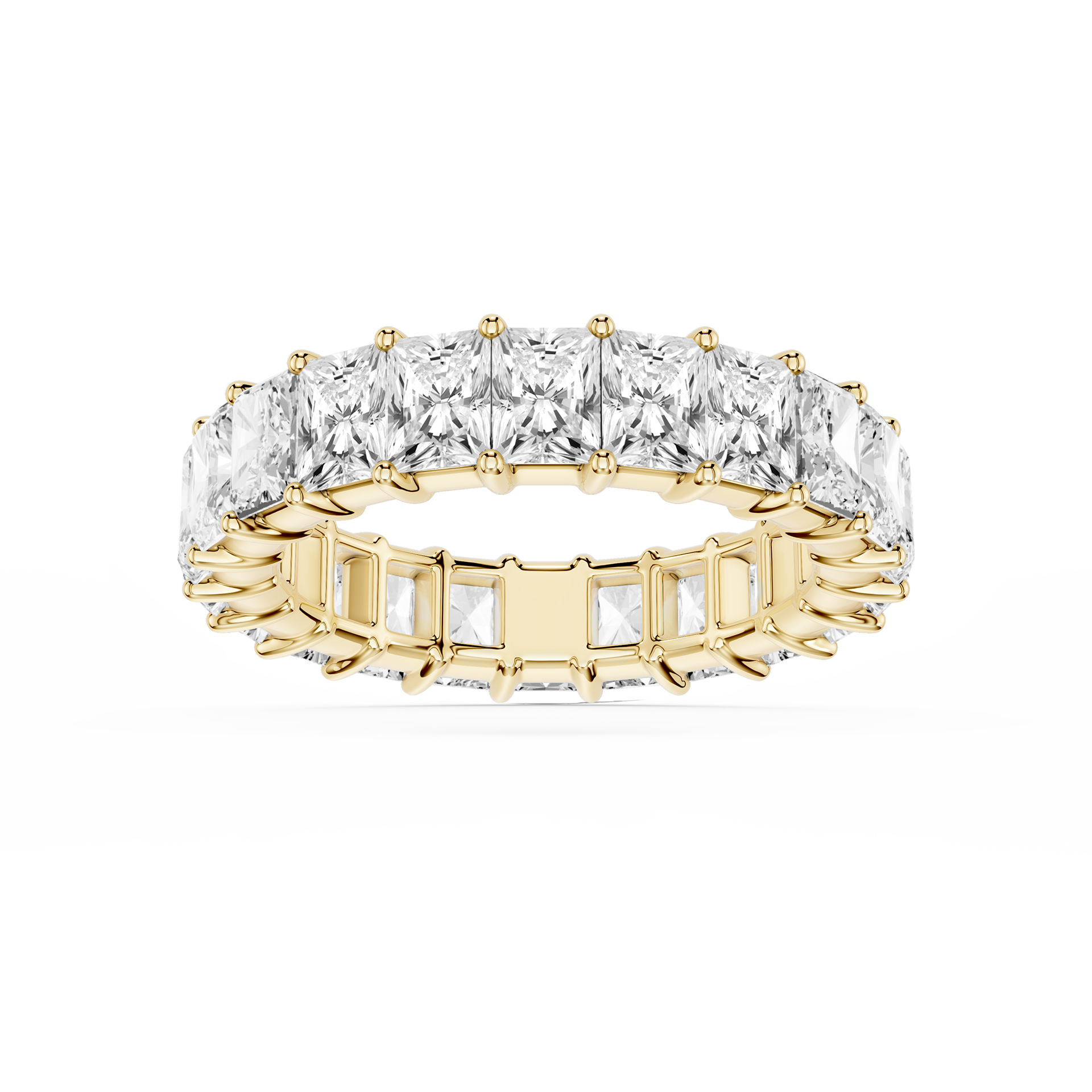 Lovea Frieda Eternity Ring Radiantschliff – Gelbgold