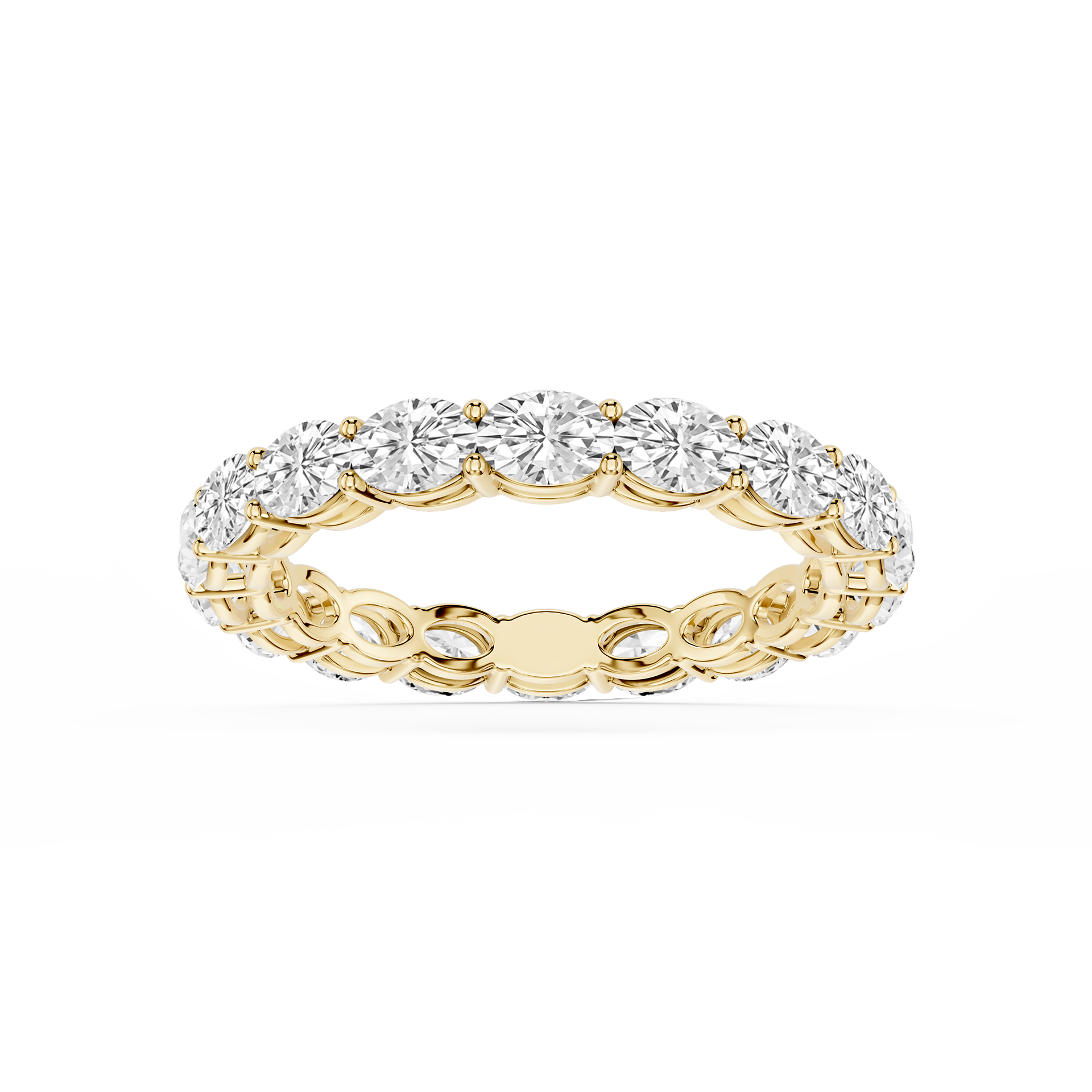 Lovea Ida Eternity Ring Ovalschliff – Gelbgold