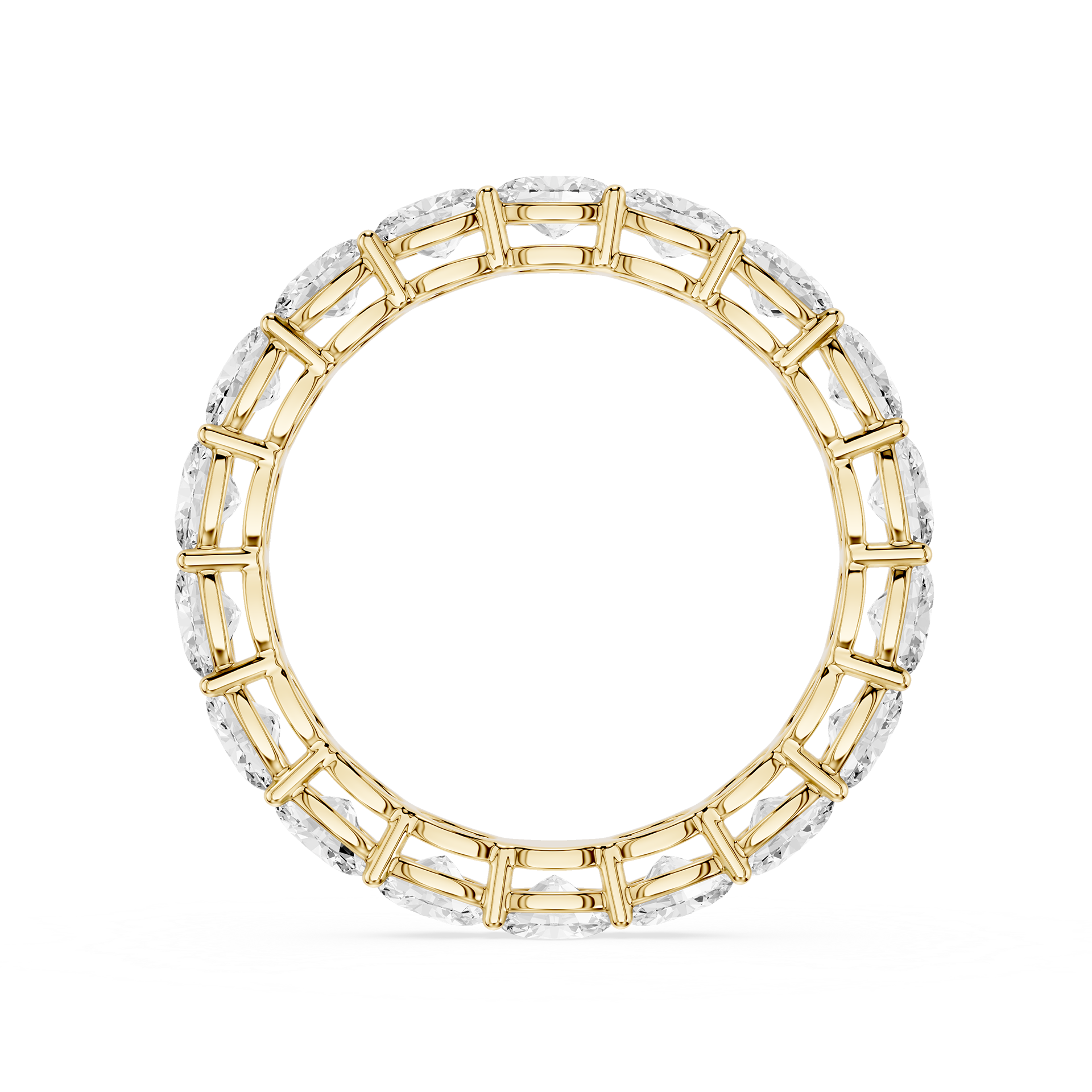 Lovea Ida Eternity Ring Ovalschliff – Gelbgold