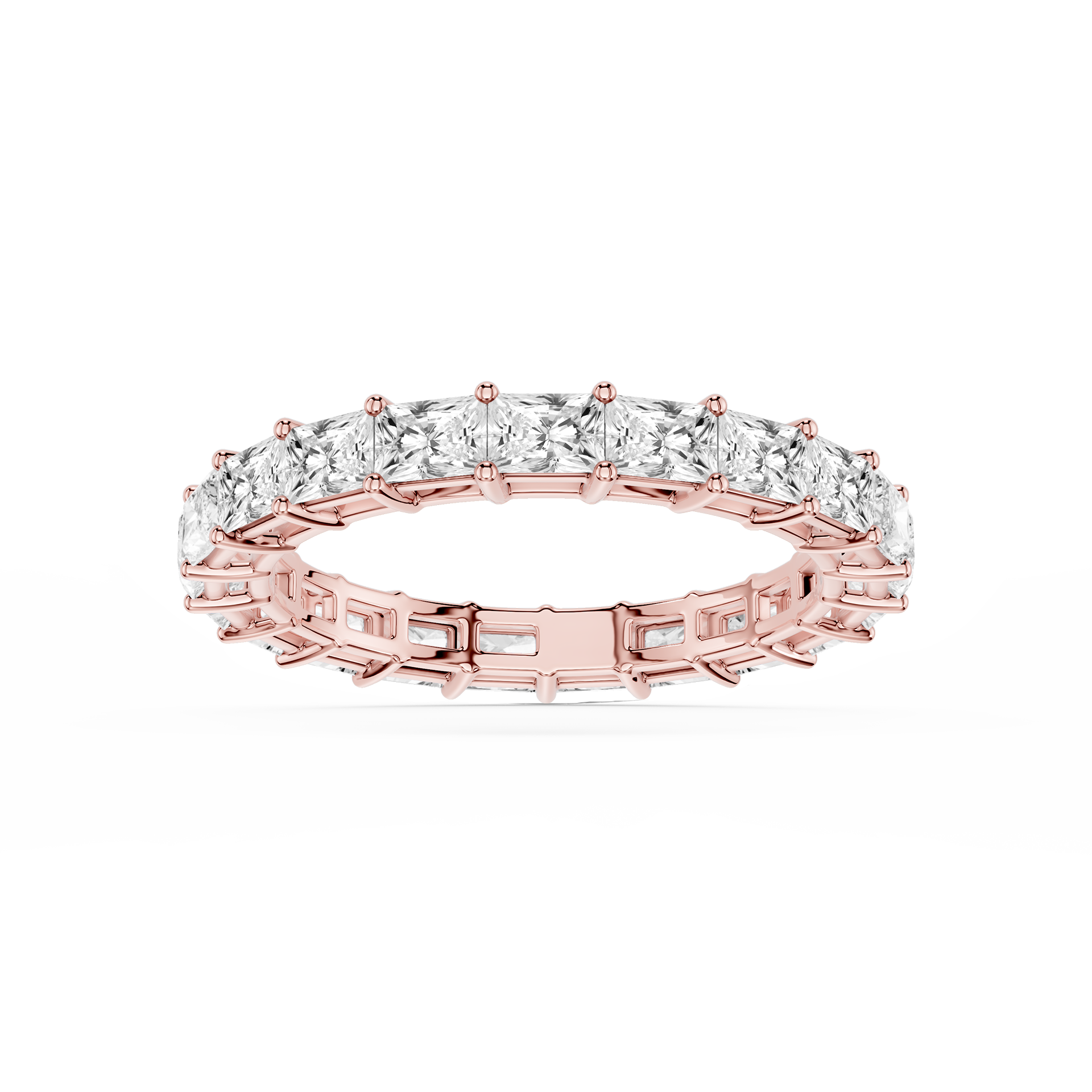 Lovea Ida Eternity Ring Radiantschliff – Roségold