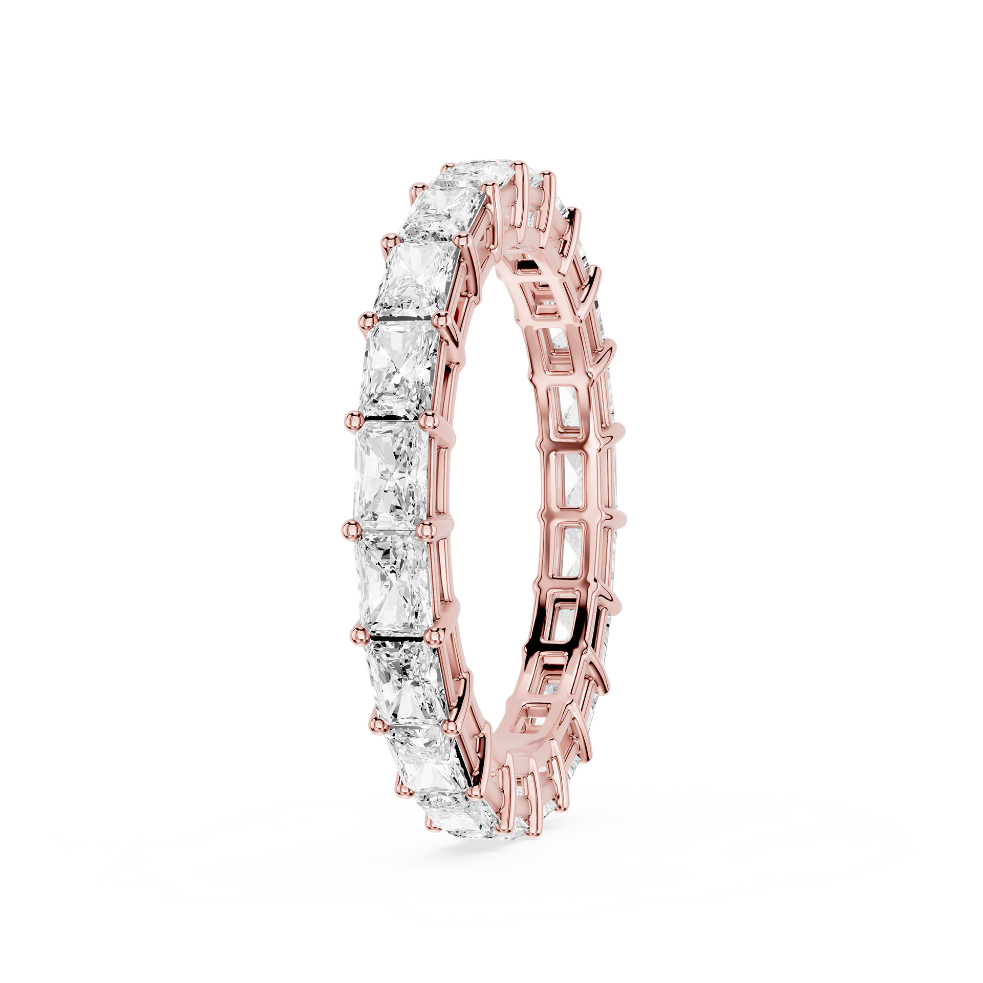 Lovea Ida Eternity Ring Radiantschliff – Roségold