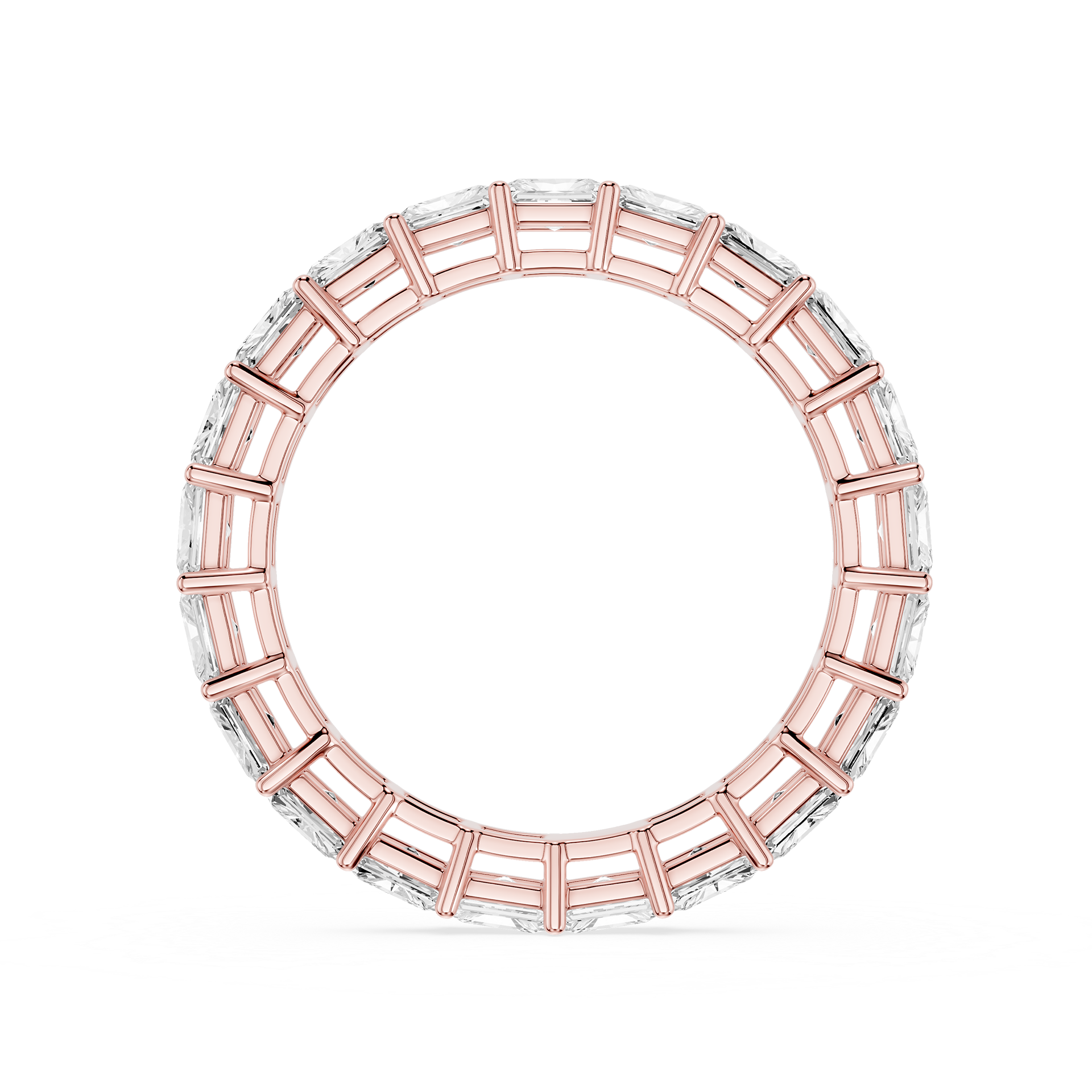Lovea Ida Eternity Ring Radiantschliff – Roségold