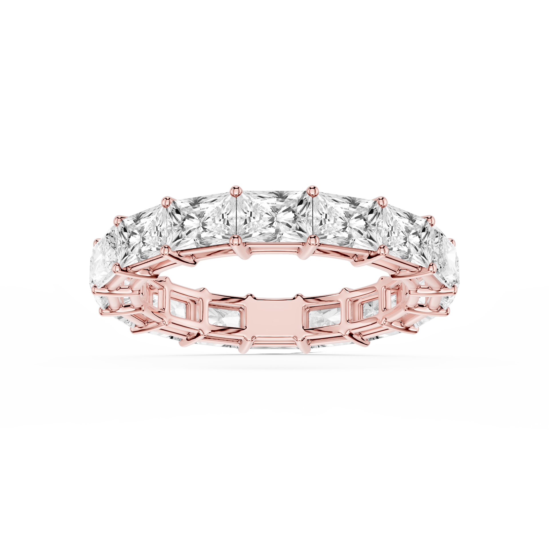Lovea Ida Eternity Ring Radiantschliff – Roségold