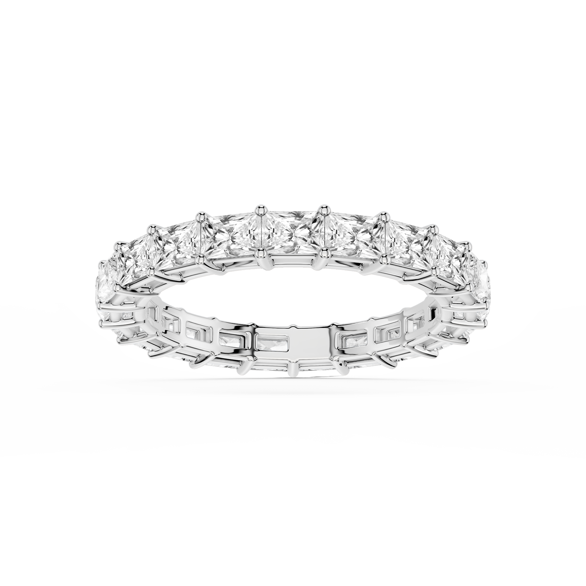 Lovea Ida Eternity Ring Radiantschliff – Weißgold