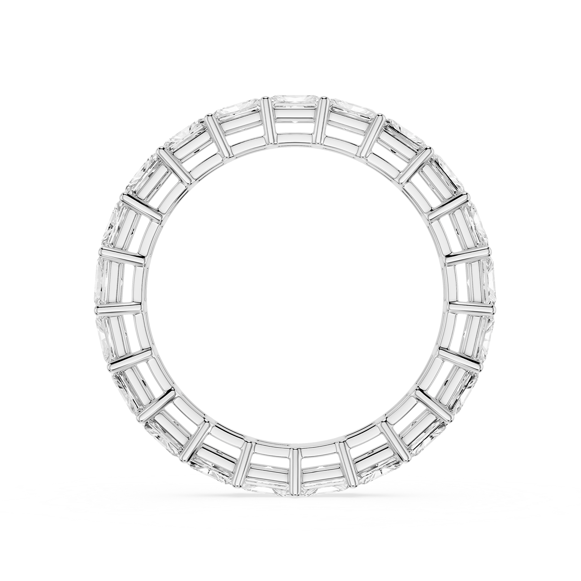 Lovea Ida Eternity Ring Radiantschliff – Weißgold