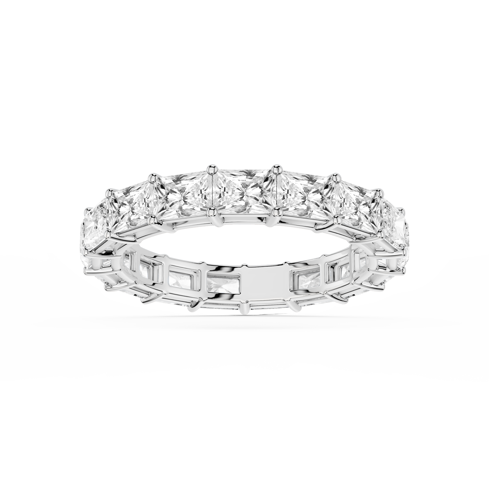 Lovea Ida Eternity Ring Radiantschliff – Weißgold