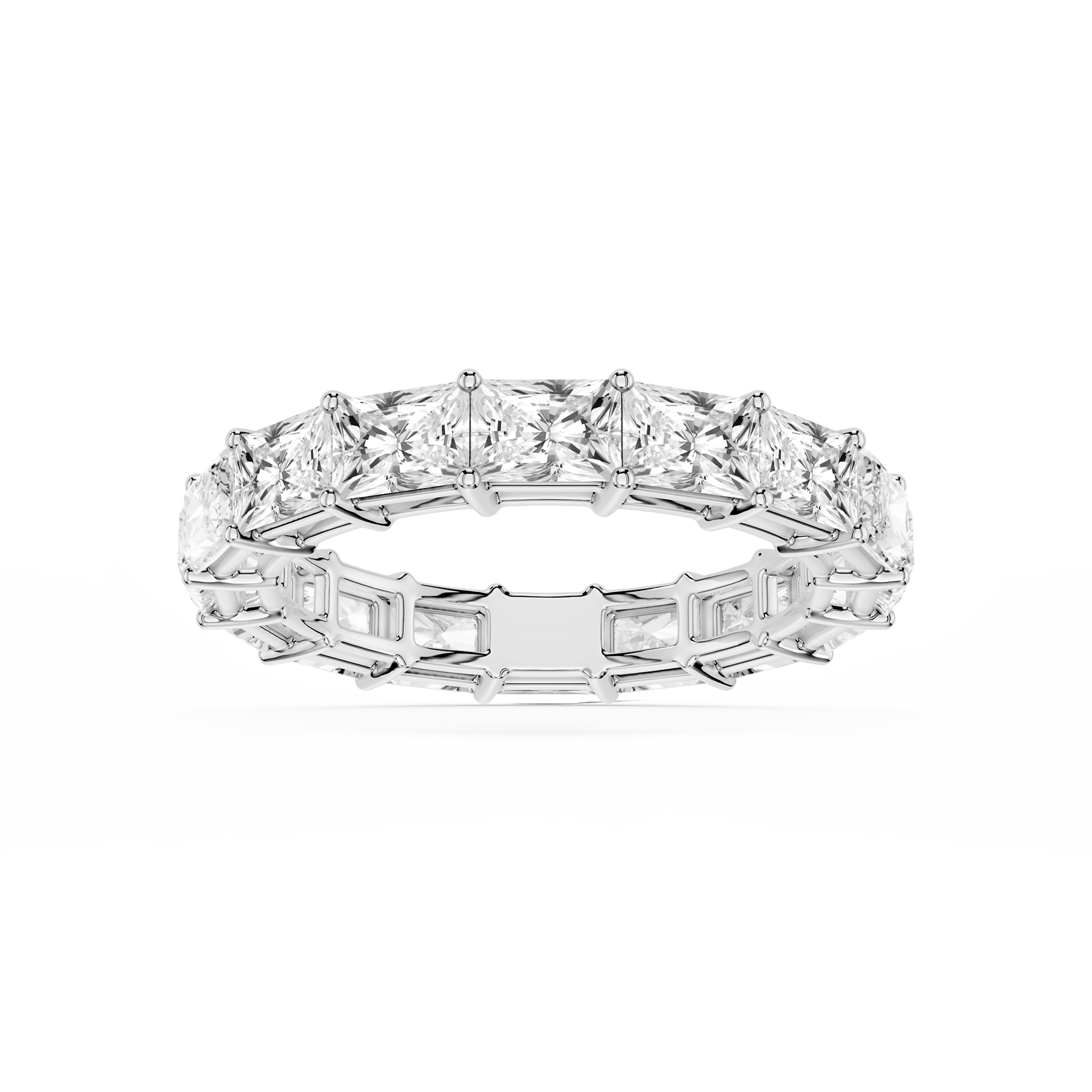 Lovea Ida Eternity Ring Radiantschliff – Weißgold