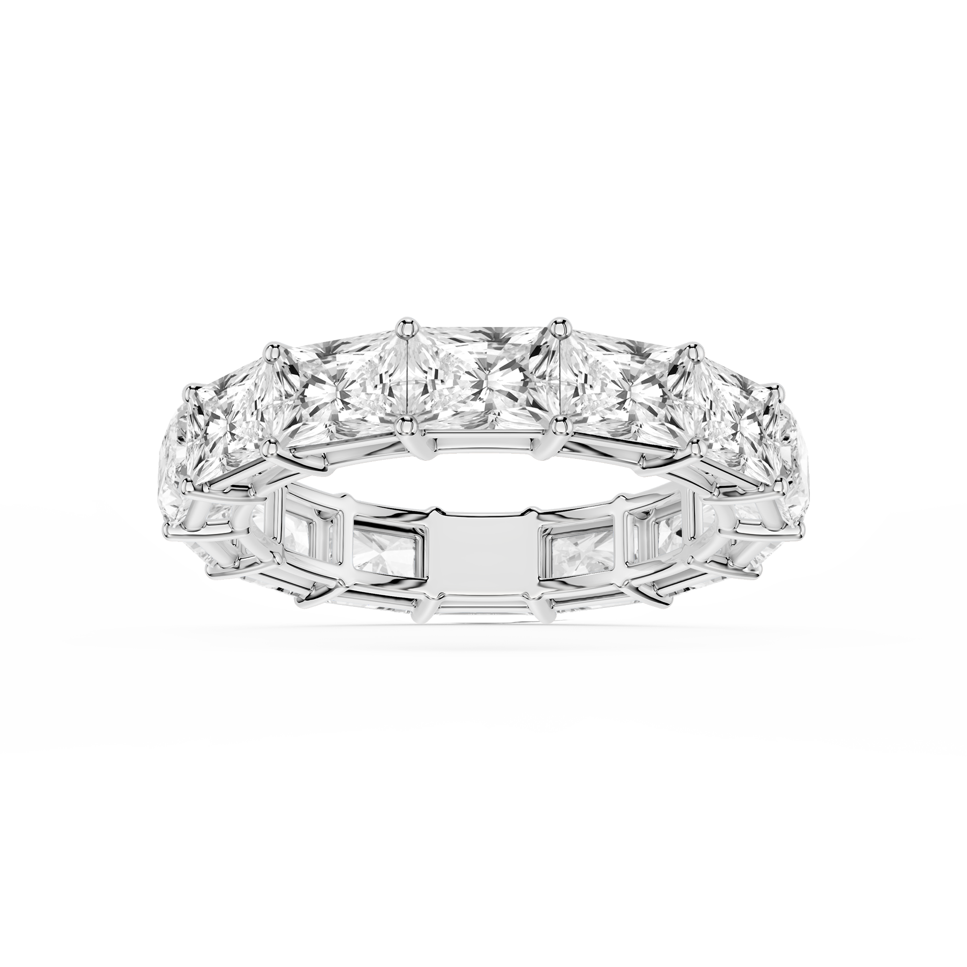 Lovea Ida Eternity Ring Radiantschliff – Weißgold
