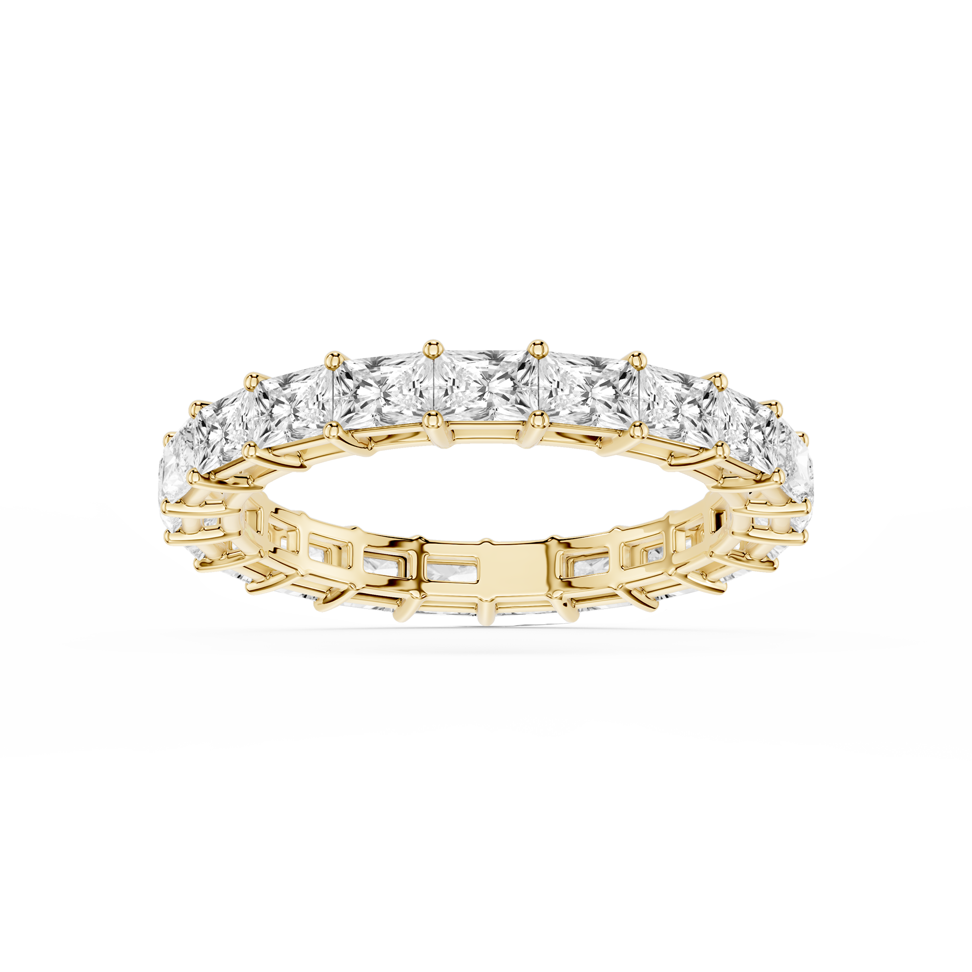 Lovea Ida Eternity Ring Radiantschliff – Gelbgold
