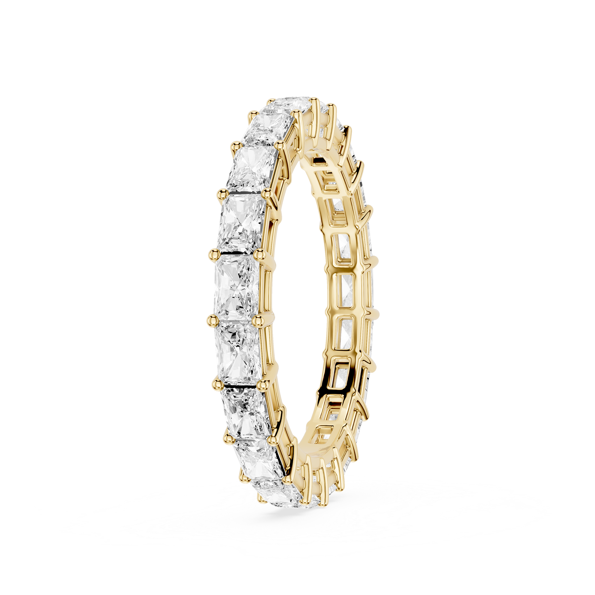Lovea Ida Eternity Ring Radiantschliff – Gelbgold