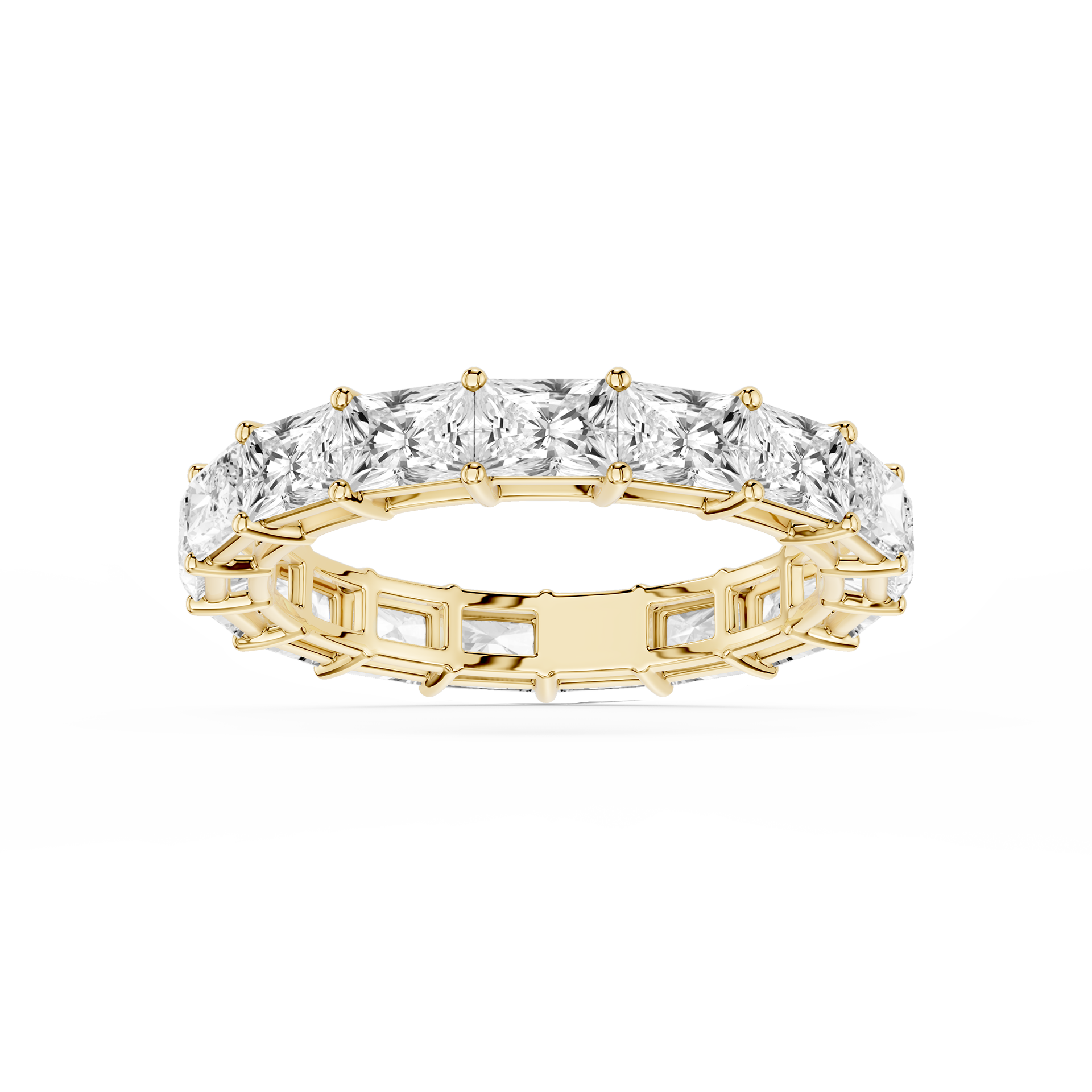 Lovea Ida Eternity Ring Radiantschliff – Gelbgold