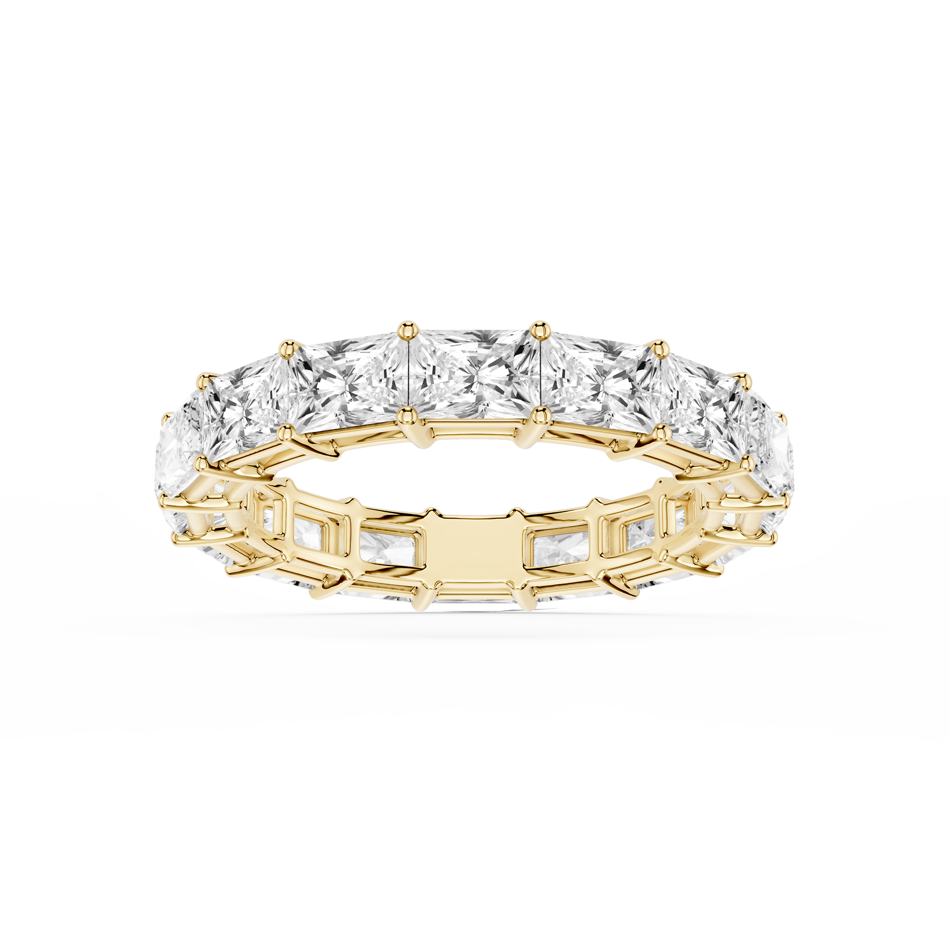 Lovea Ida Eternity Ring Radiantschliff – Gelbgold